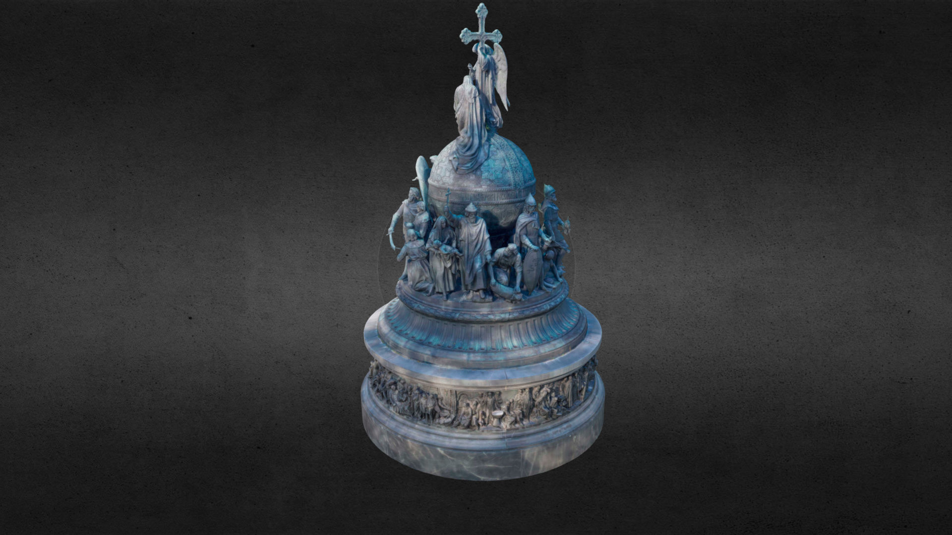 The Millennium of Russia Monument 3D model_3