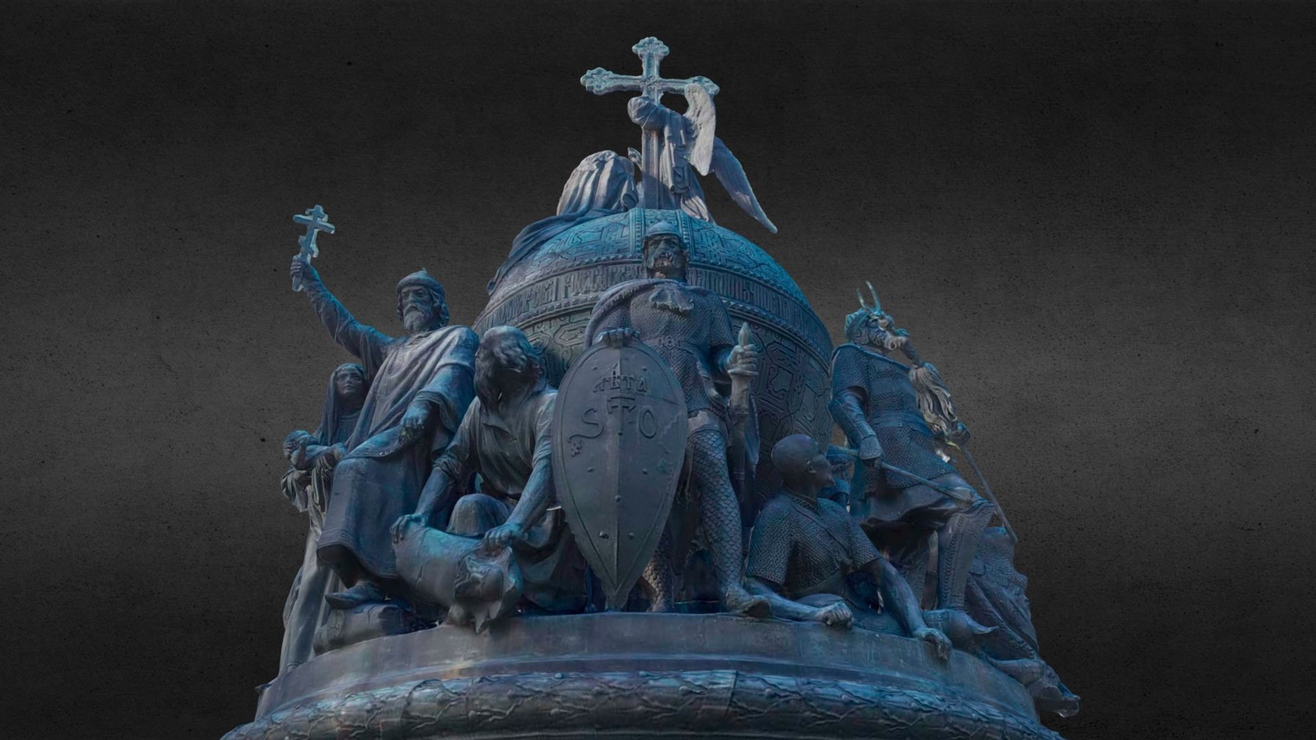 The Millennium of Russia Monument 3D model_31