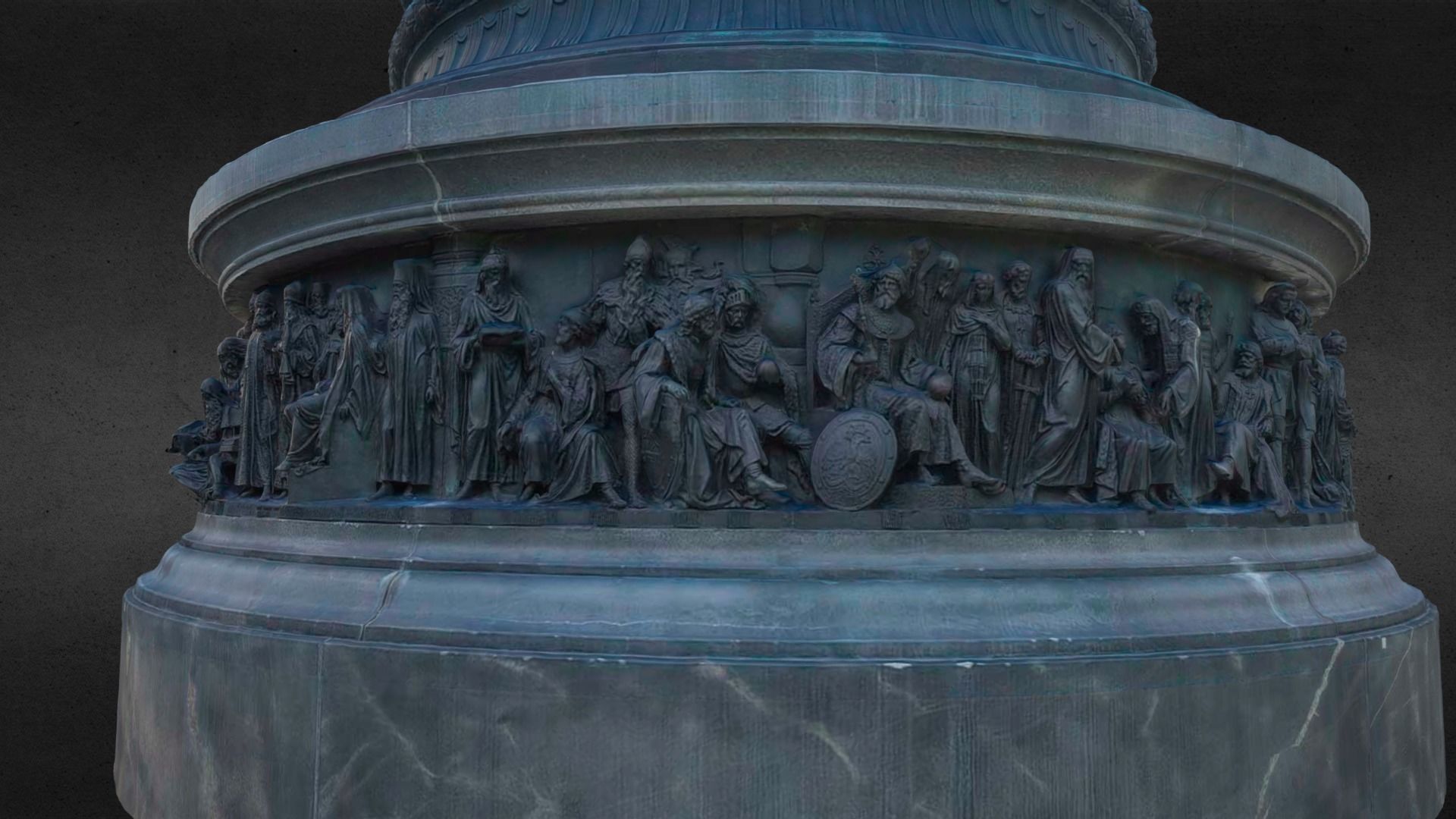 The Millennium of Russia Monument 3D model_36