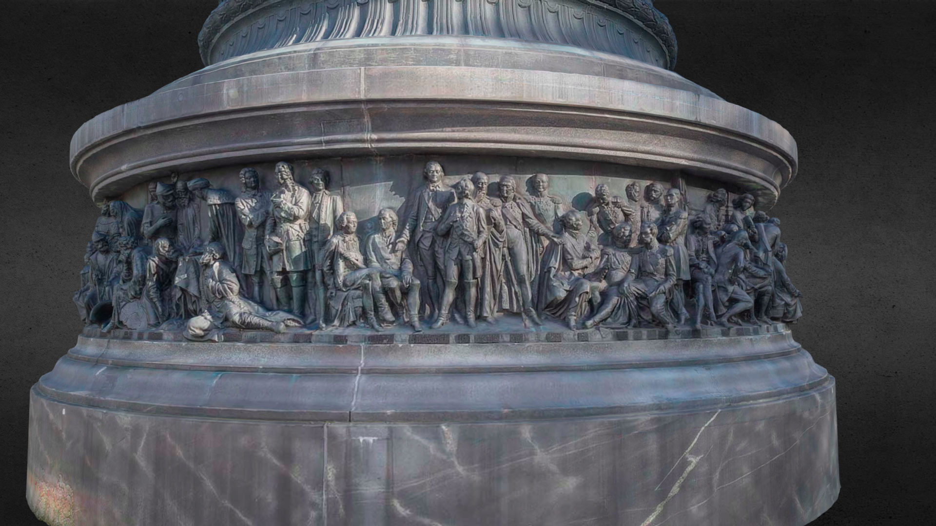 The Millennium of Russia Monument 3D model_44