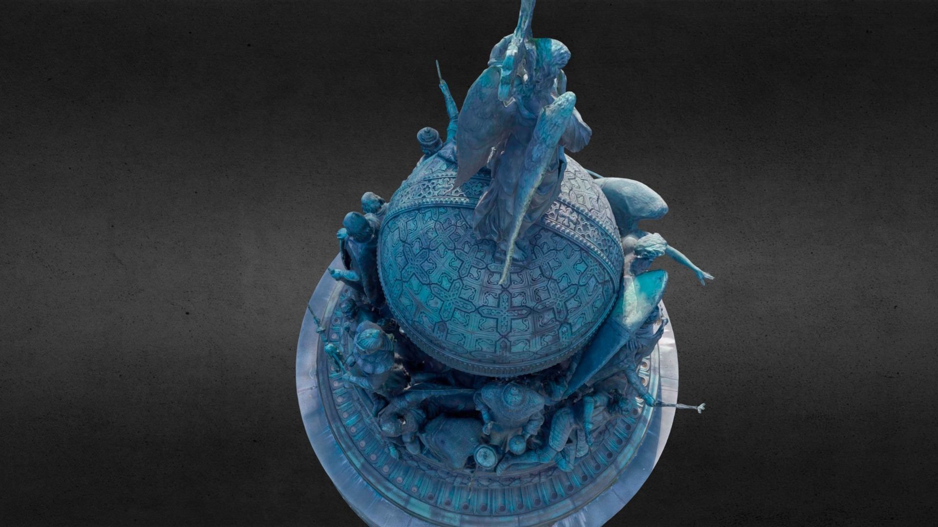 The Millennium of Russia Monument 3D model_27