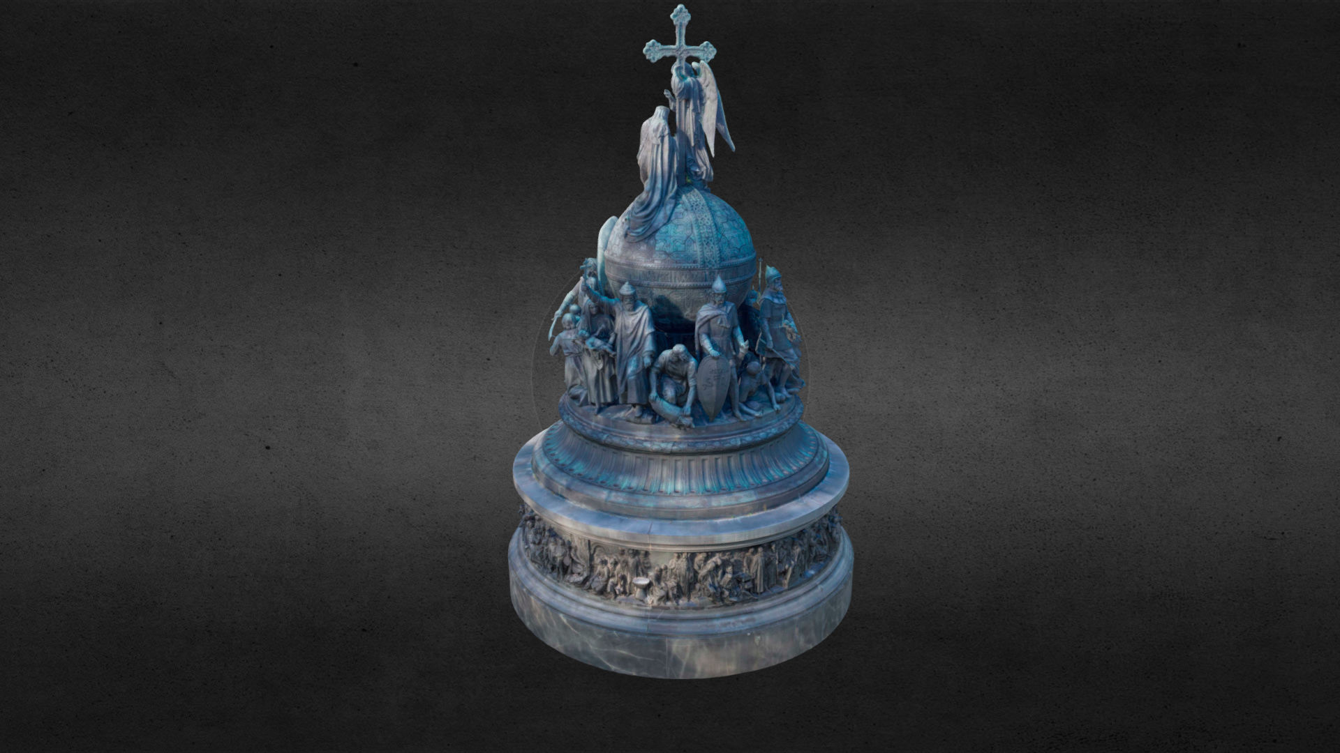 The Millennium of Russia Monument 3D model_4