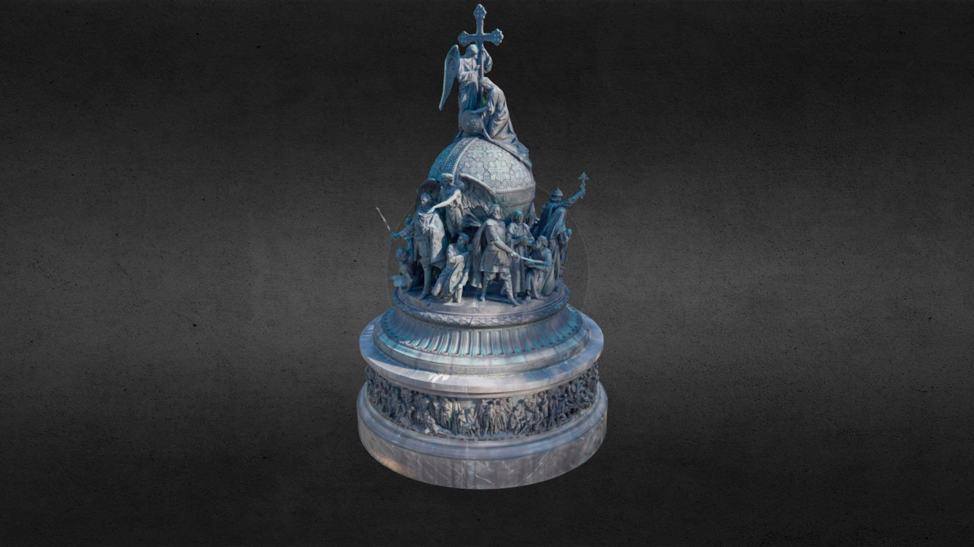 The Millennium of Russia Monument 3D model_2