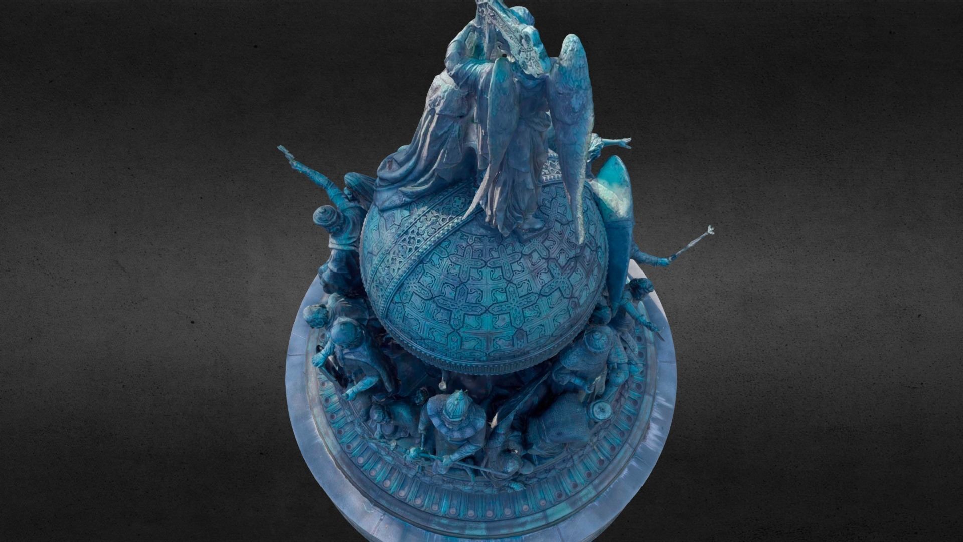 The Millennium of Russia Monument 3D model_26