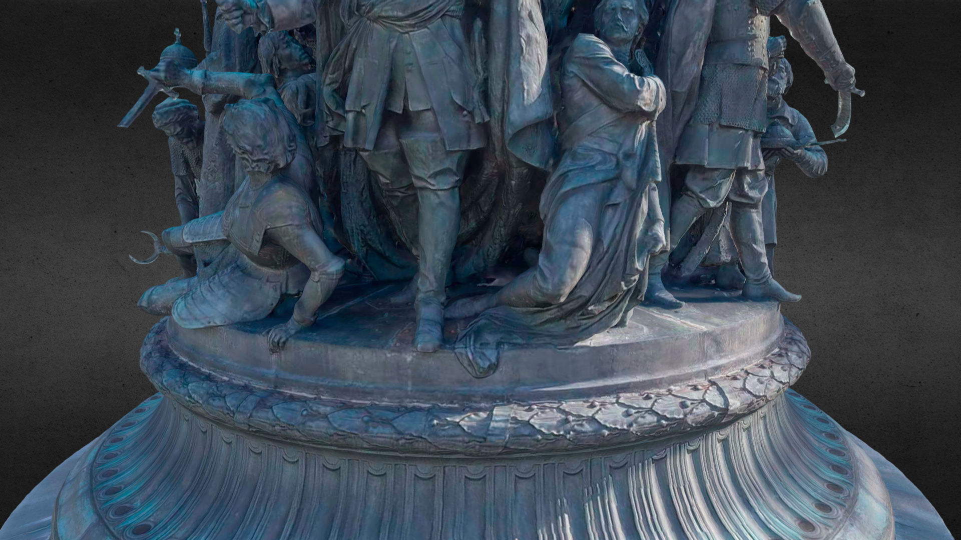 The Millennium of Russia Monument 3D model_17