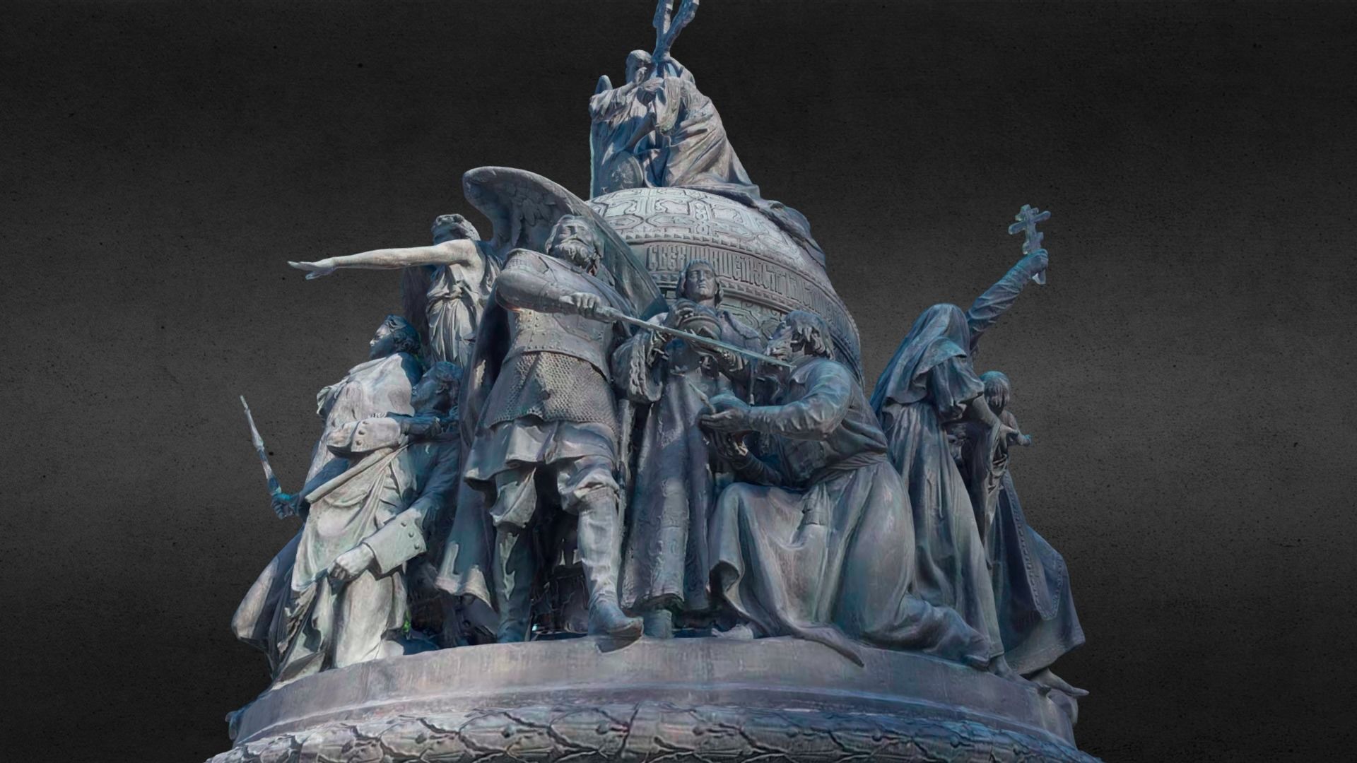 The Millennium of Russia Monument 3D model_34