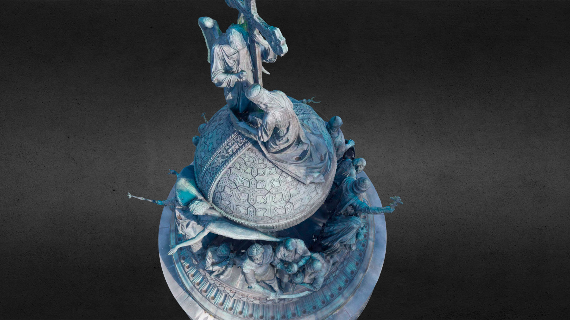 The Millennium of Russia Monument 3D model_28