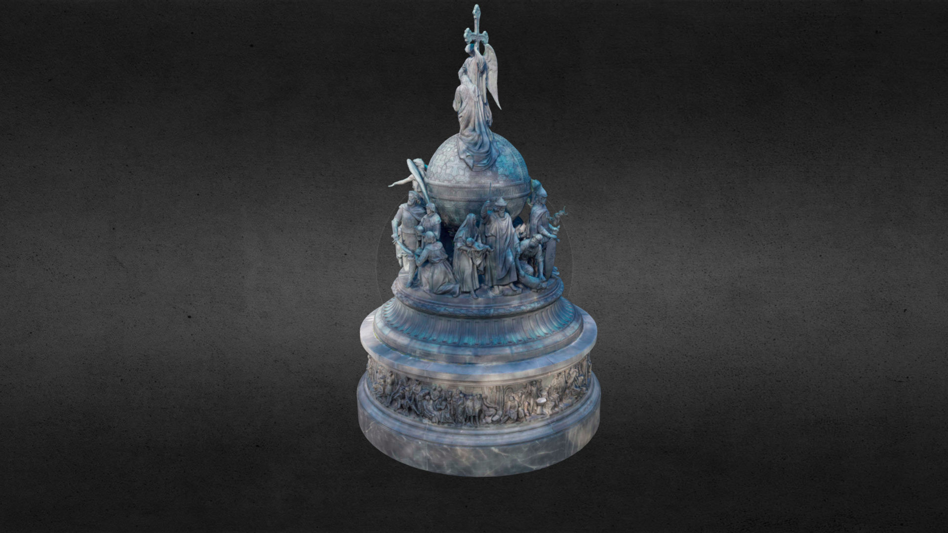 The Millennium of Russia Monument 3D model_1