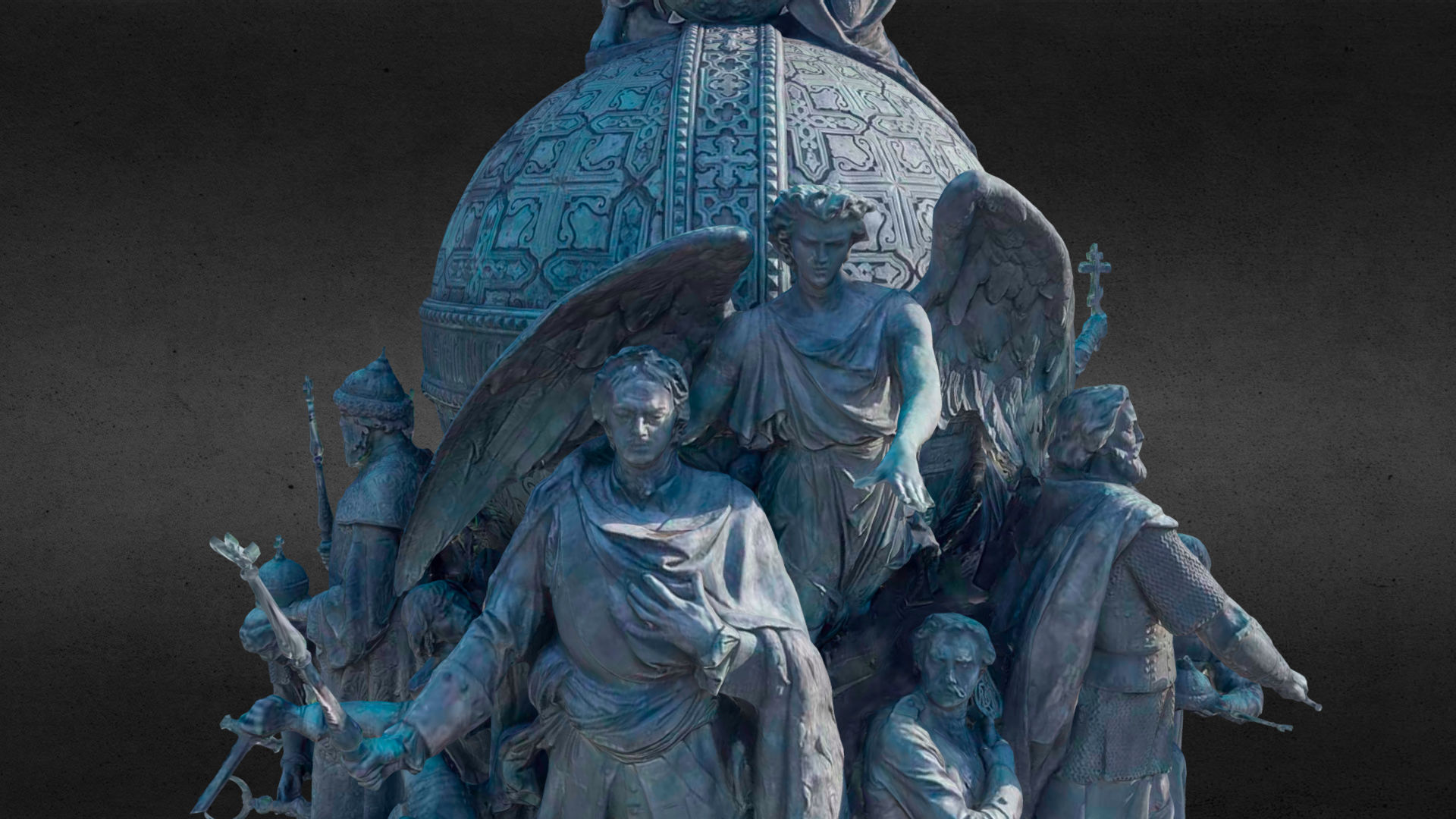 The Millennium of Russia Monument 3D model_19