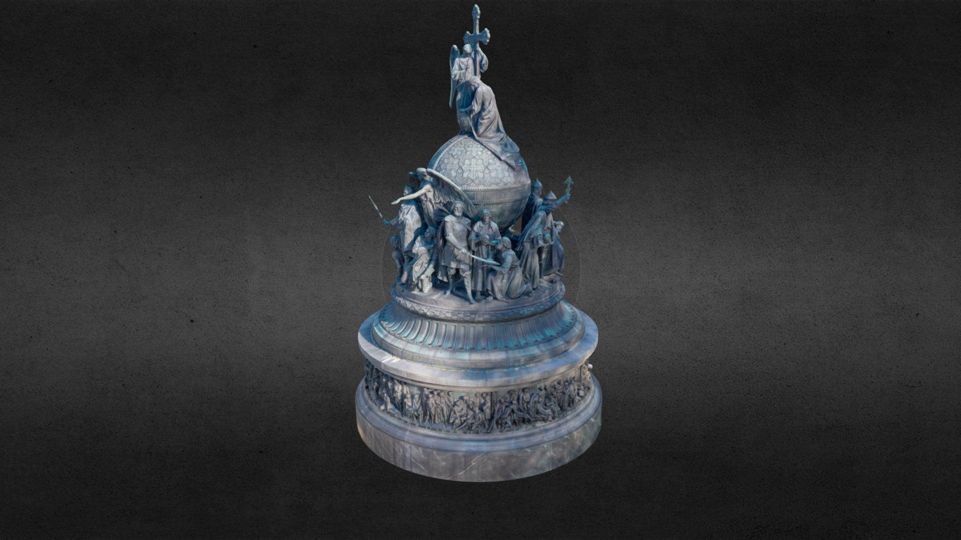 The Millennium of Russia Monument 3D model_6