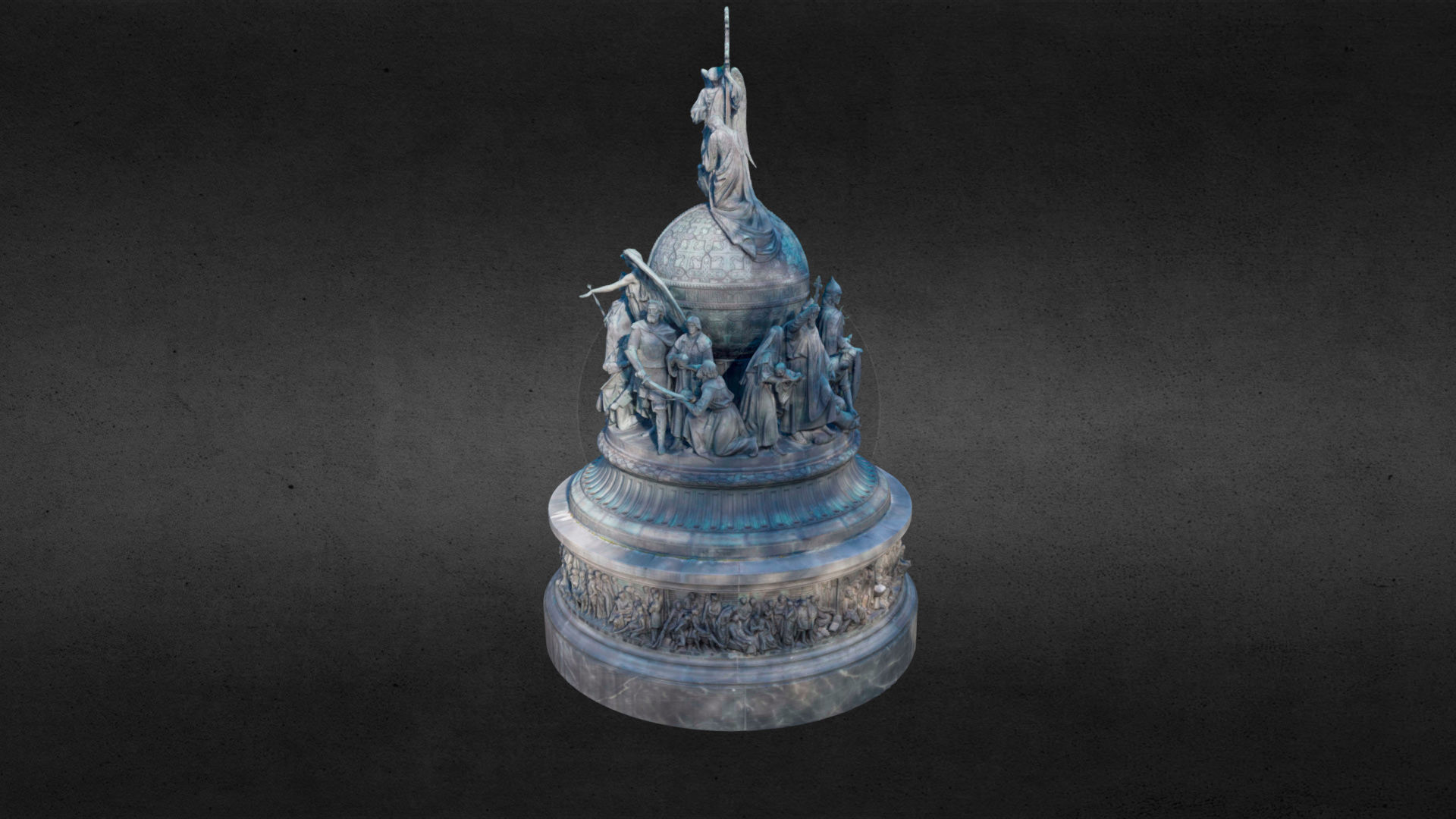 The Millennium of Russia Monument 3D model_24