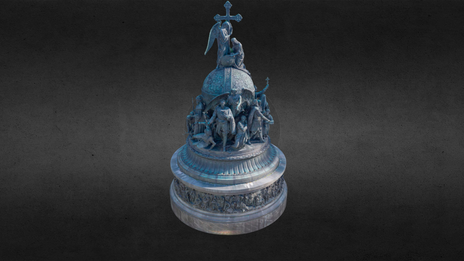 The Millennium of Russia Monument 3D model_12