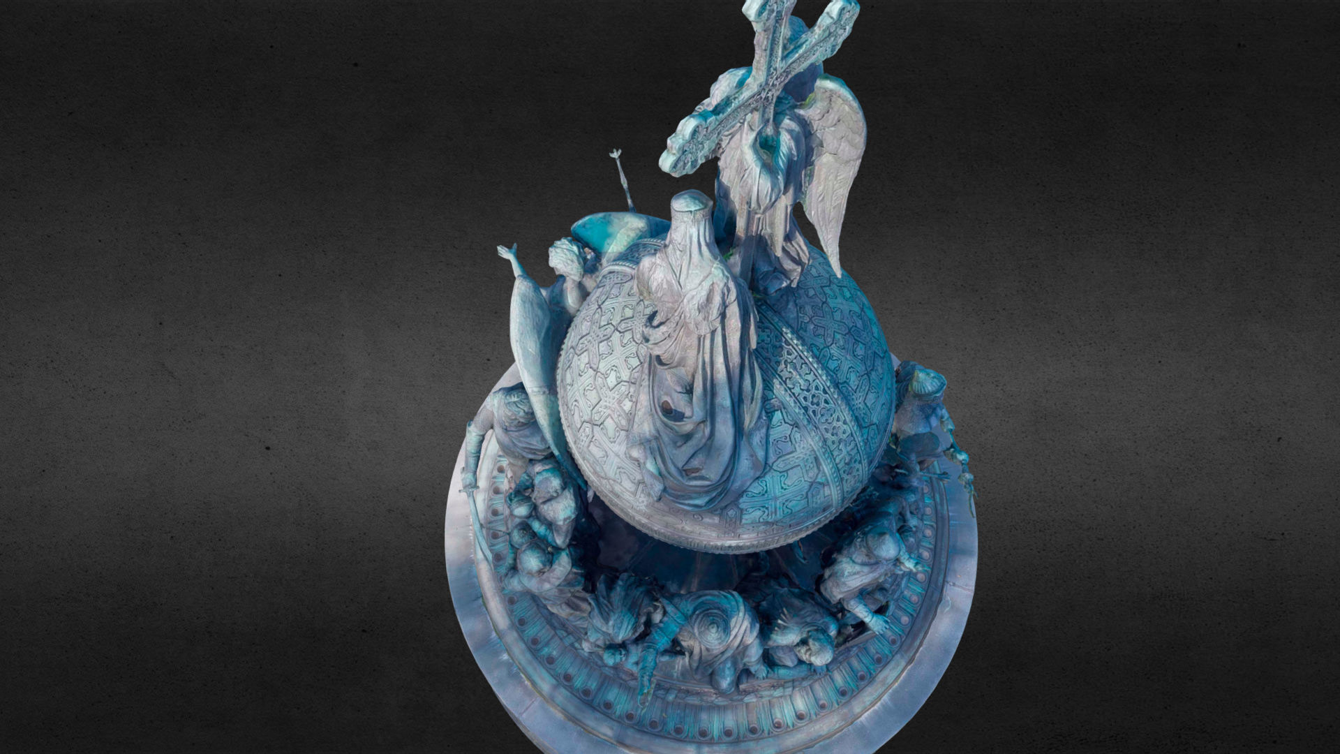 The Millennium of Russia Monument 3D model_29