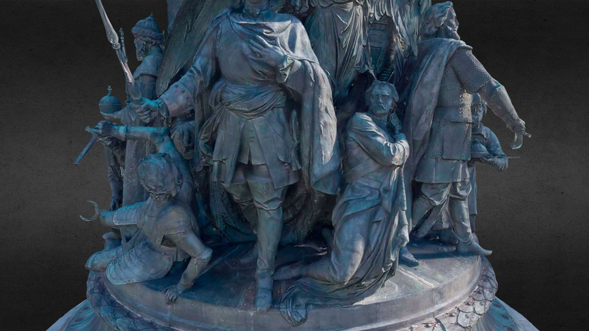 The Millennium of Russia Monument 3D model_18