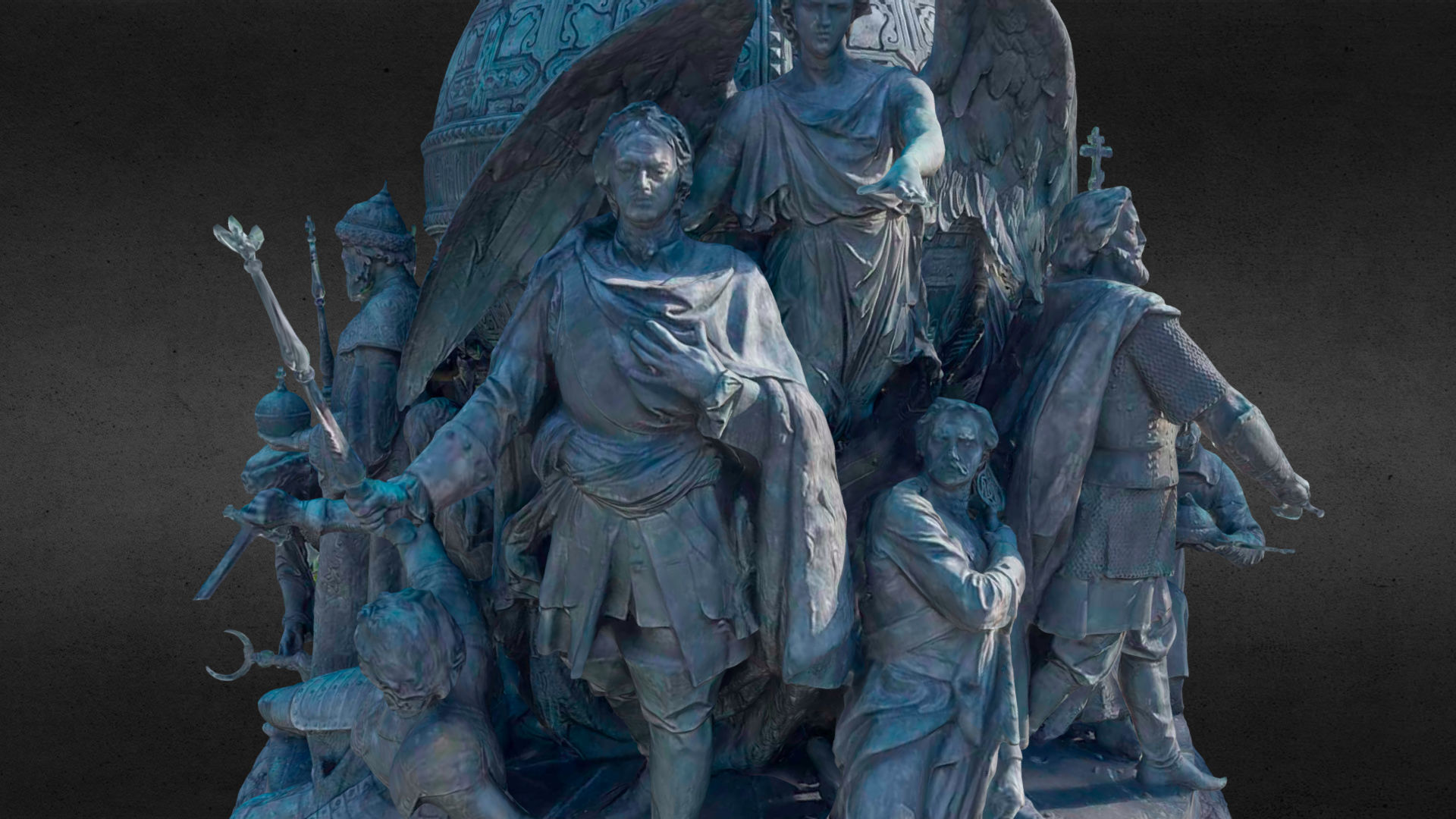 The Millennium of Russia Monument 3D model_20