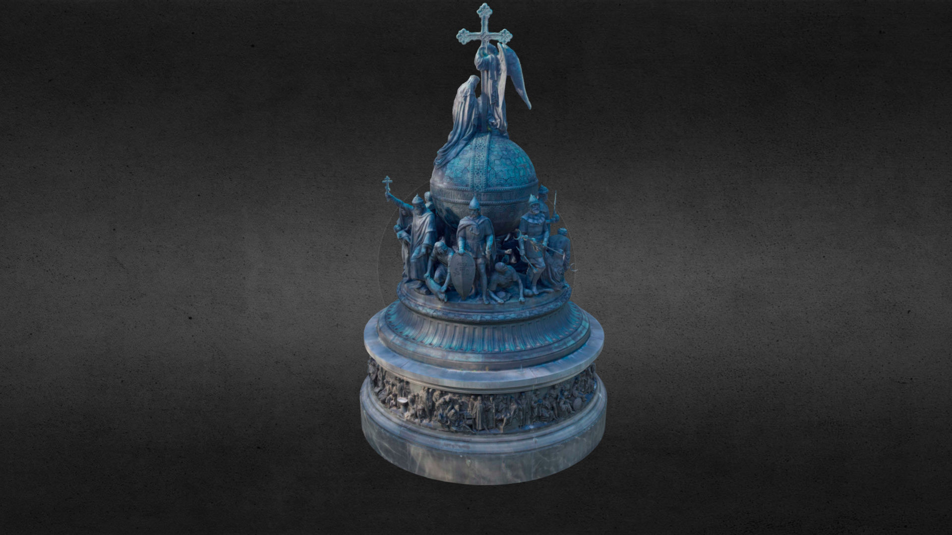 The Millennium of Russia Monument 3D model_5