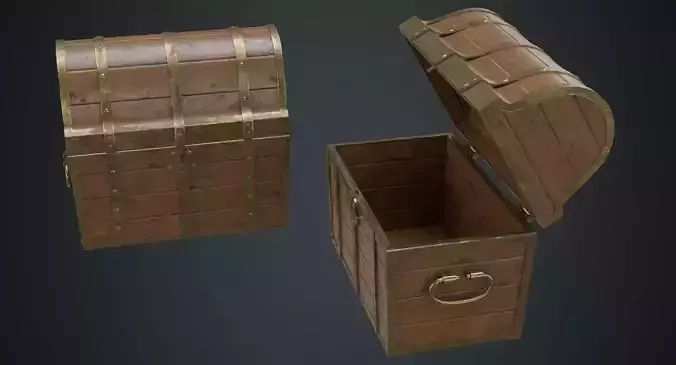 Wooden Chest 1B