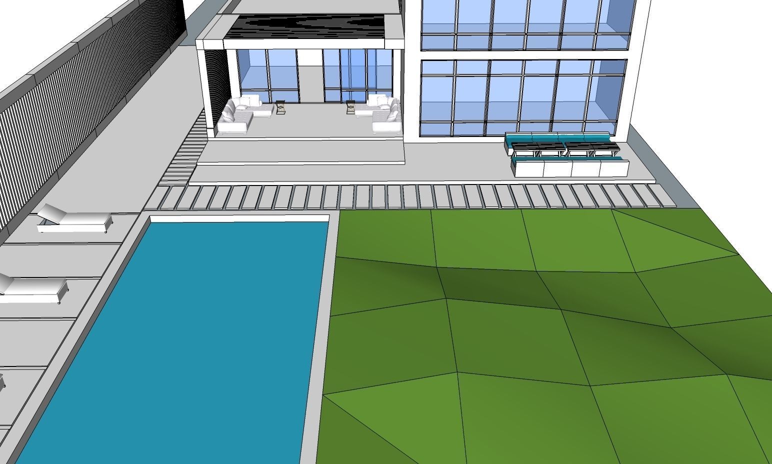 Modern Building-H1 3D model_3