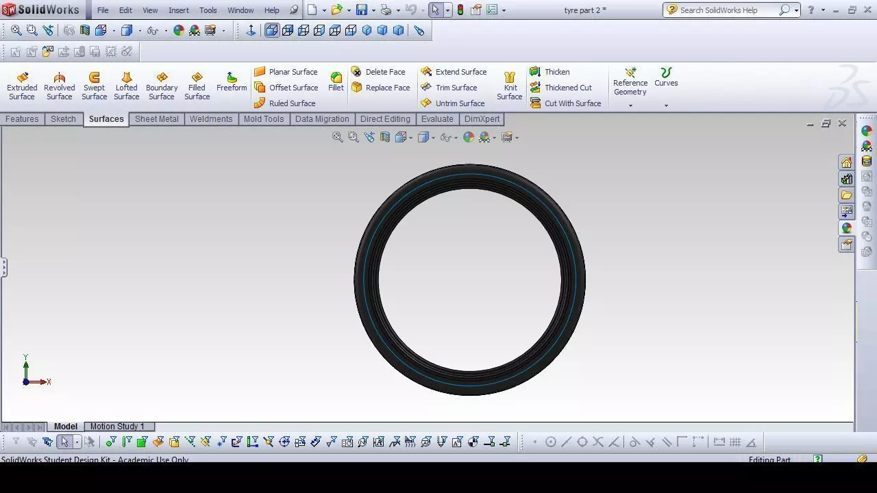 16 inch rim with tyre Free 3D model_0