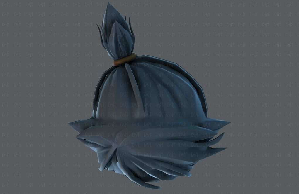 3D Hair style for boy V26 Low-poly 3D model_35