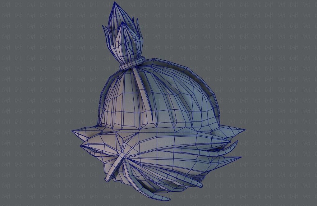 3D Hair style for boy V26 Low-poly 3D model_36