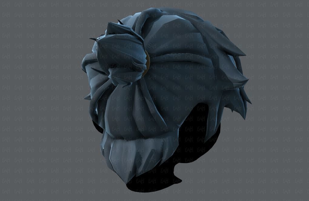 3D Hair style for boy V26 Low-poly 3D model_20