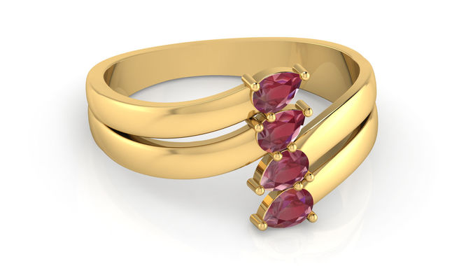 Allura Ring 3D print model