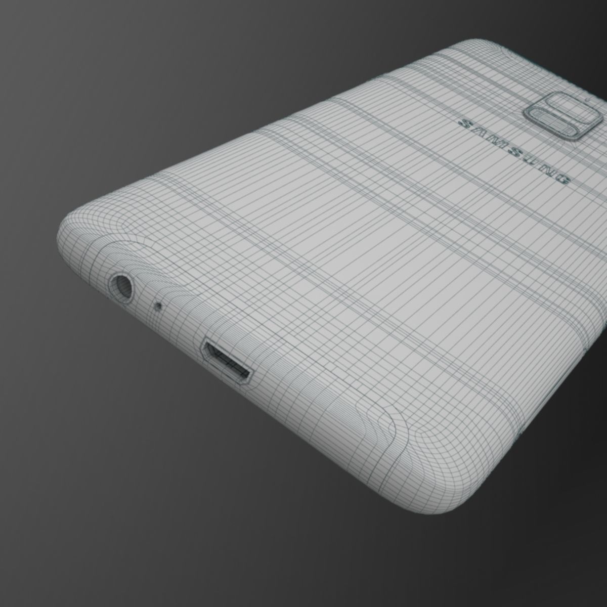 Samsung Galaxy A6 2018  Gold 3D model_14