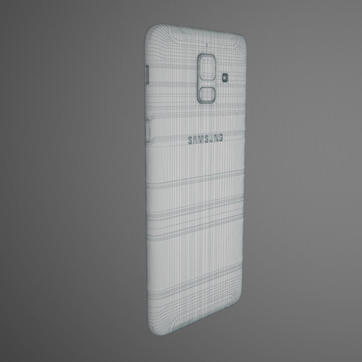 Samsung Galaxy A6 2018  Gold 3D model_9