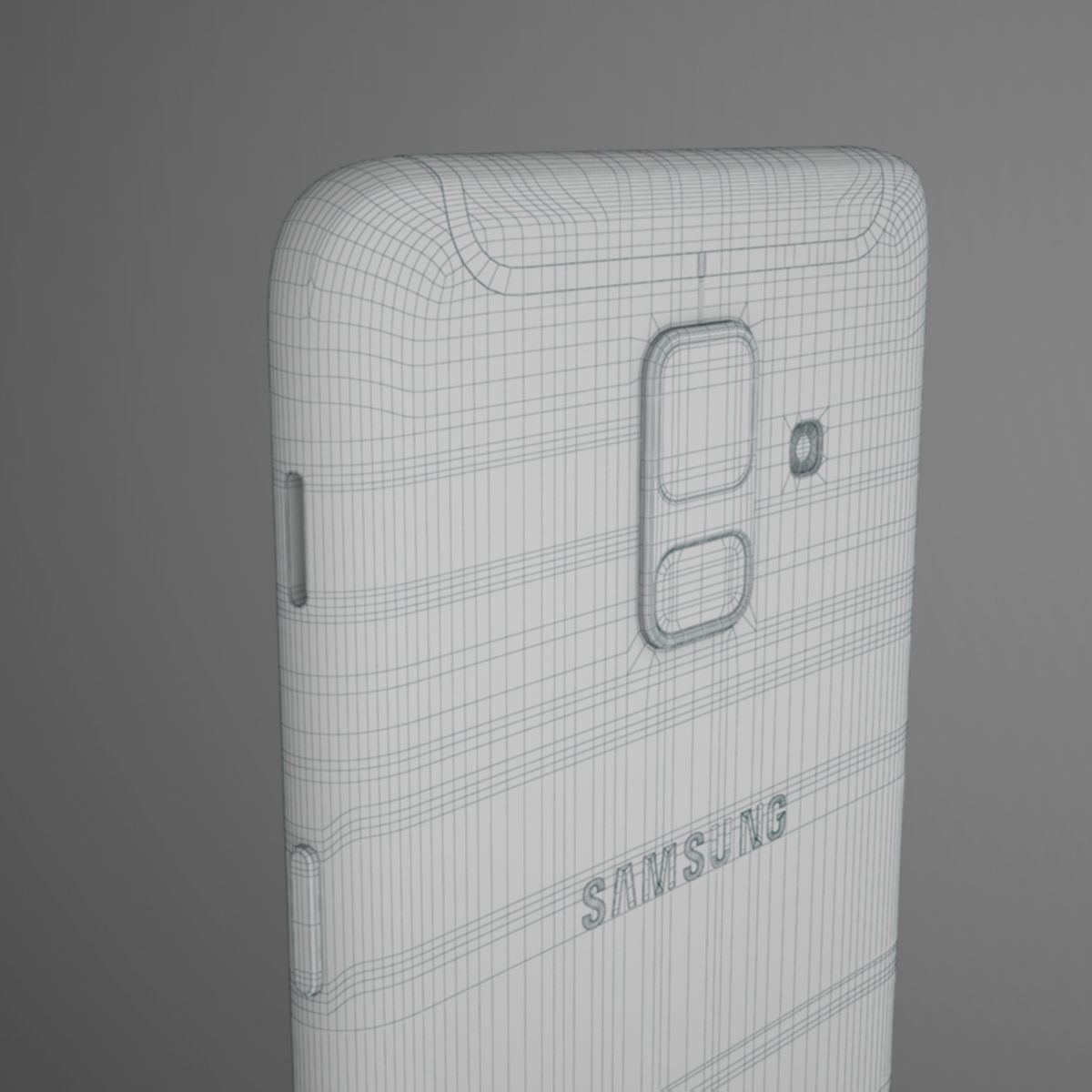 Samsung Galaxy A6 2018  Gold 3D model_12