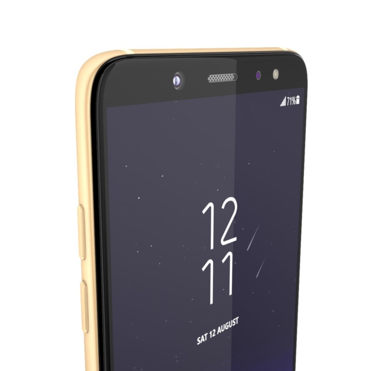 Samsung Galaxy A6 2018  Gold 3D model_4
