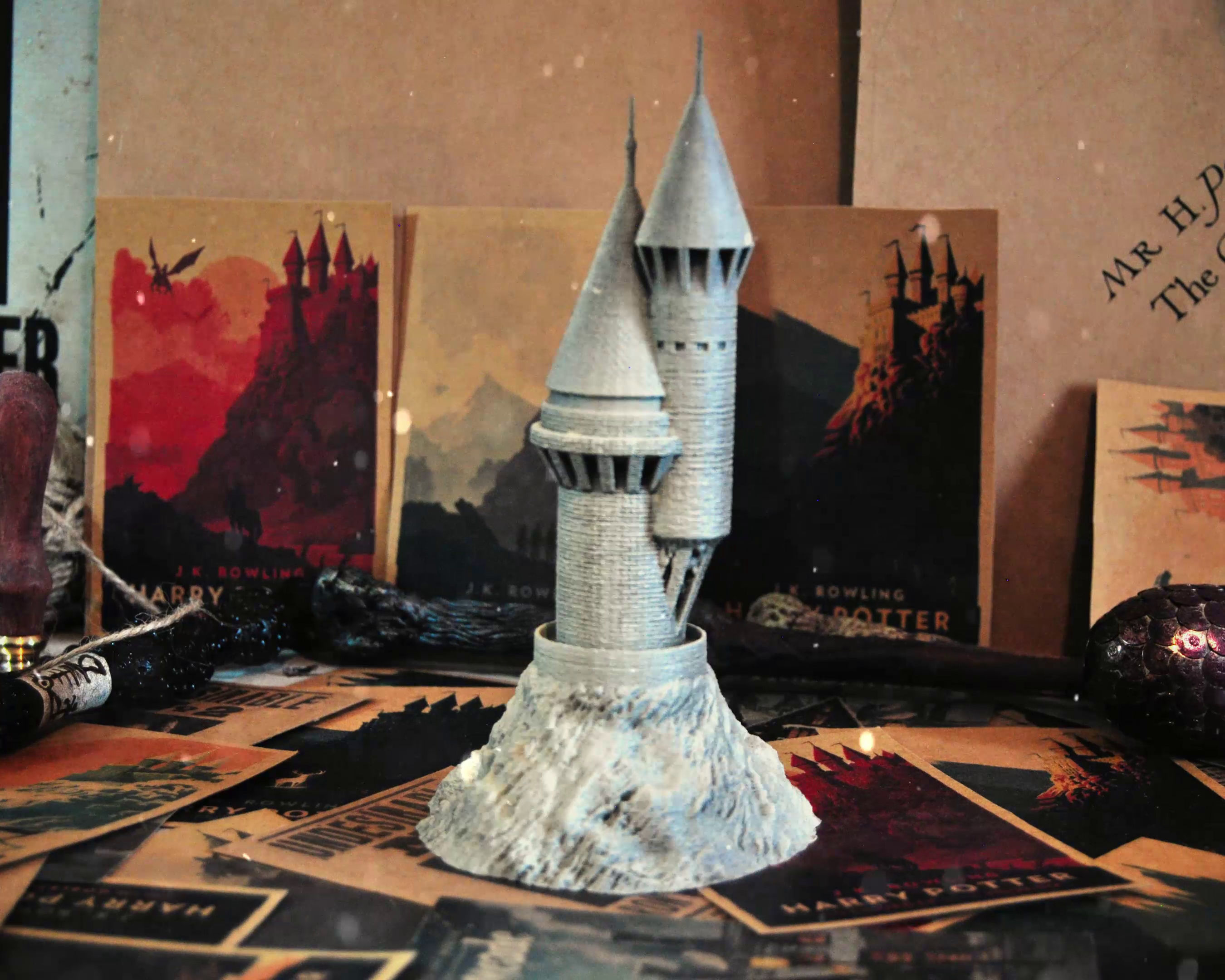 OWL TOWER - HARRY POTTER 3D print model_1