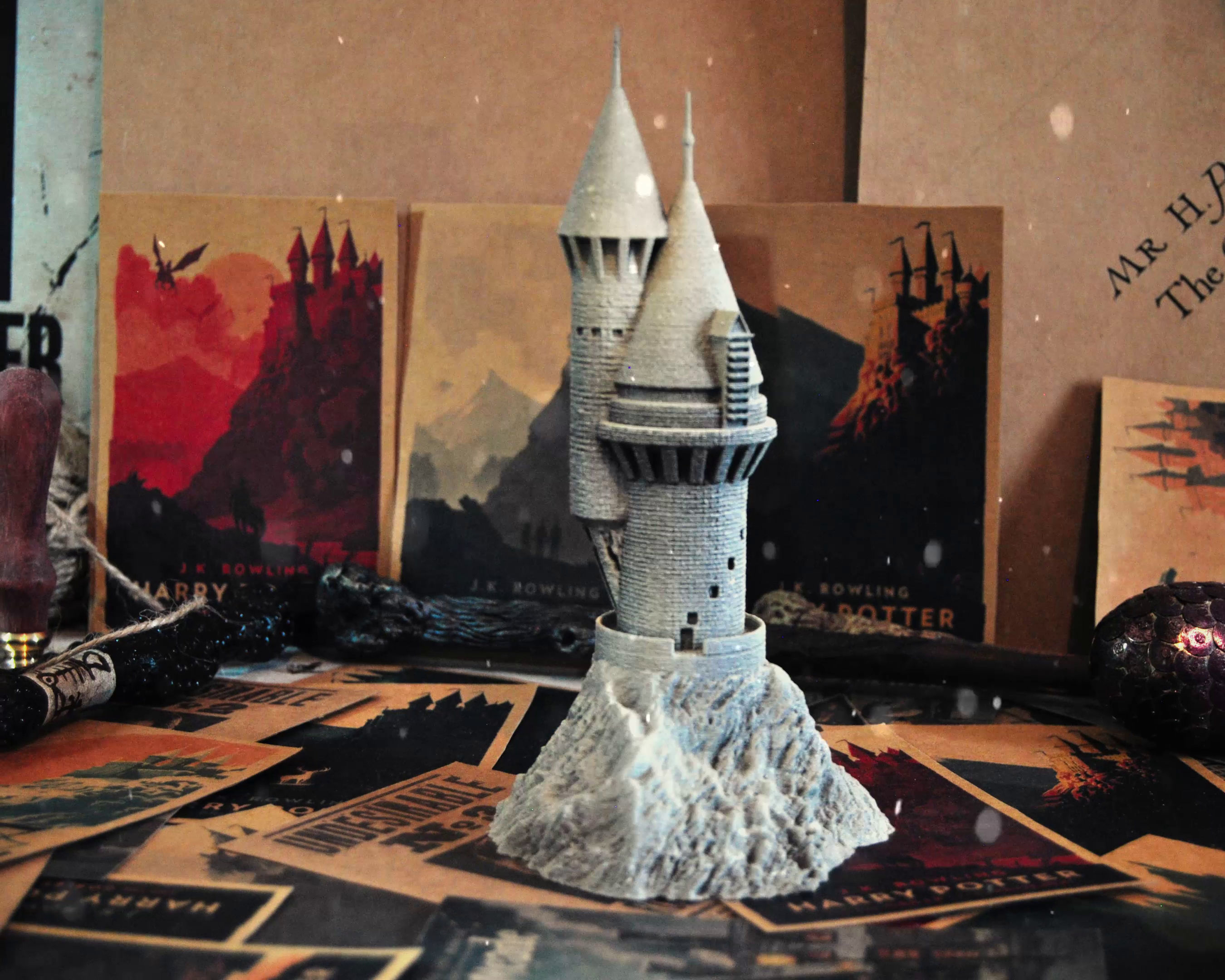 OWL TOWER - HARRY POTTER 3D print model_2