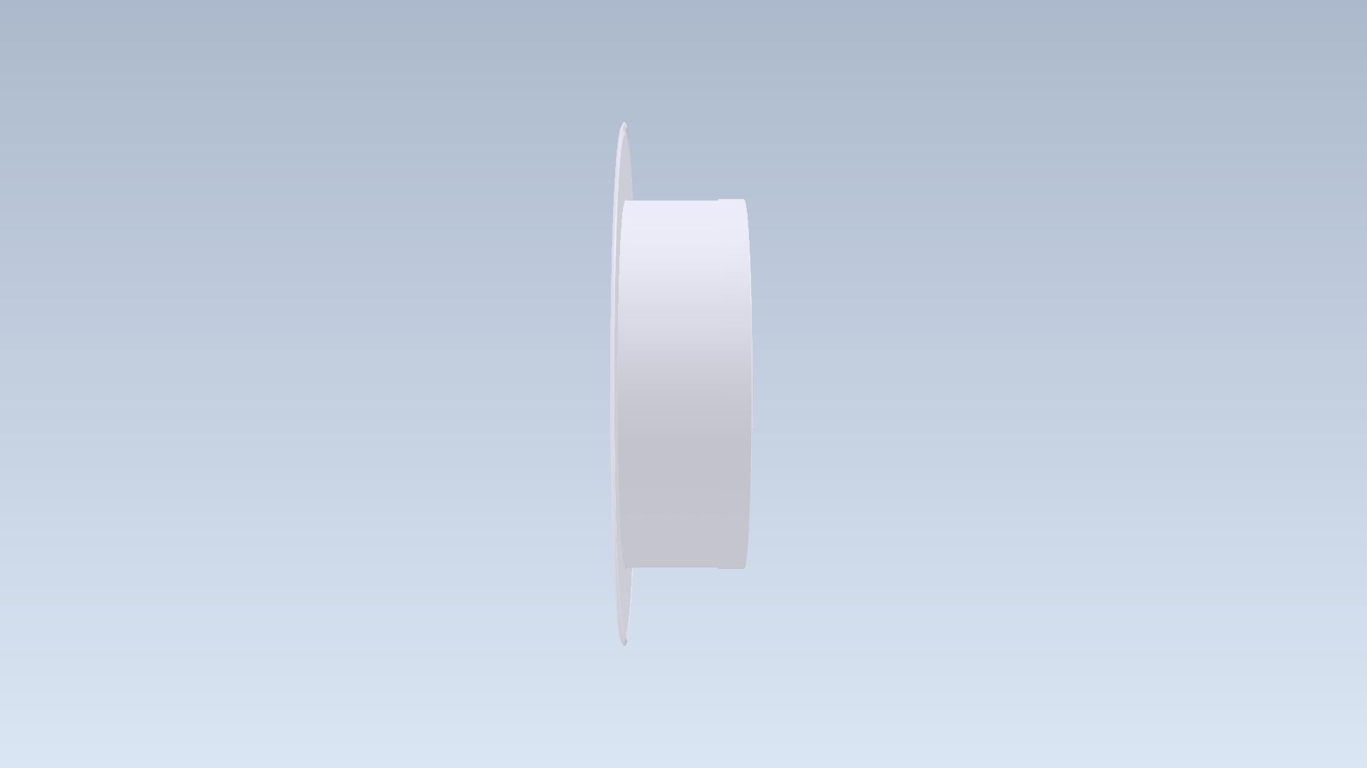 Rosette for wall breakthrough Low-poly 3D model_4