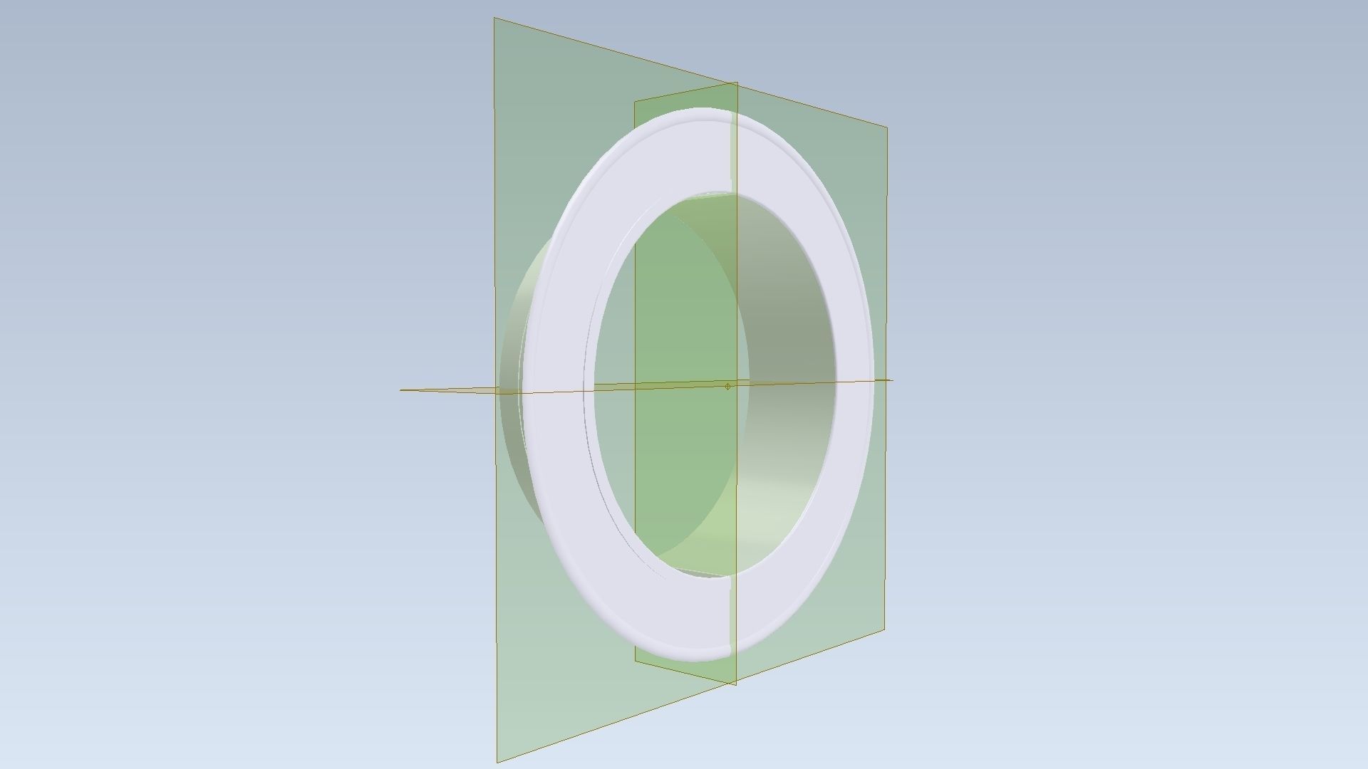 Rosette for wall breakthrough Low-poly 3D model_1