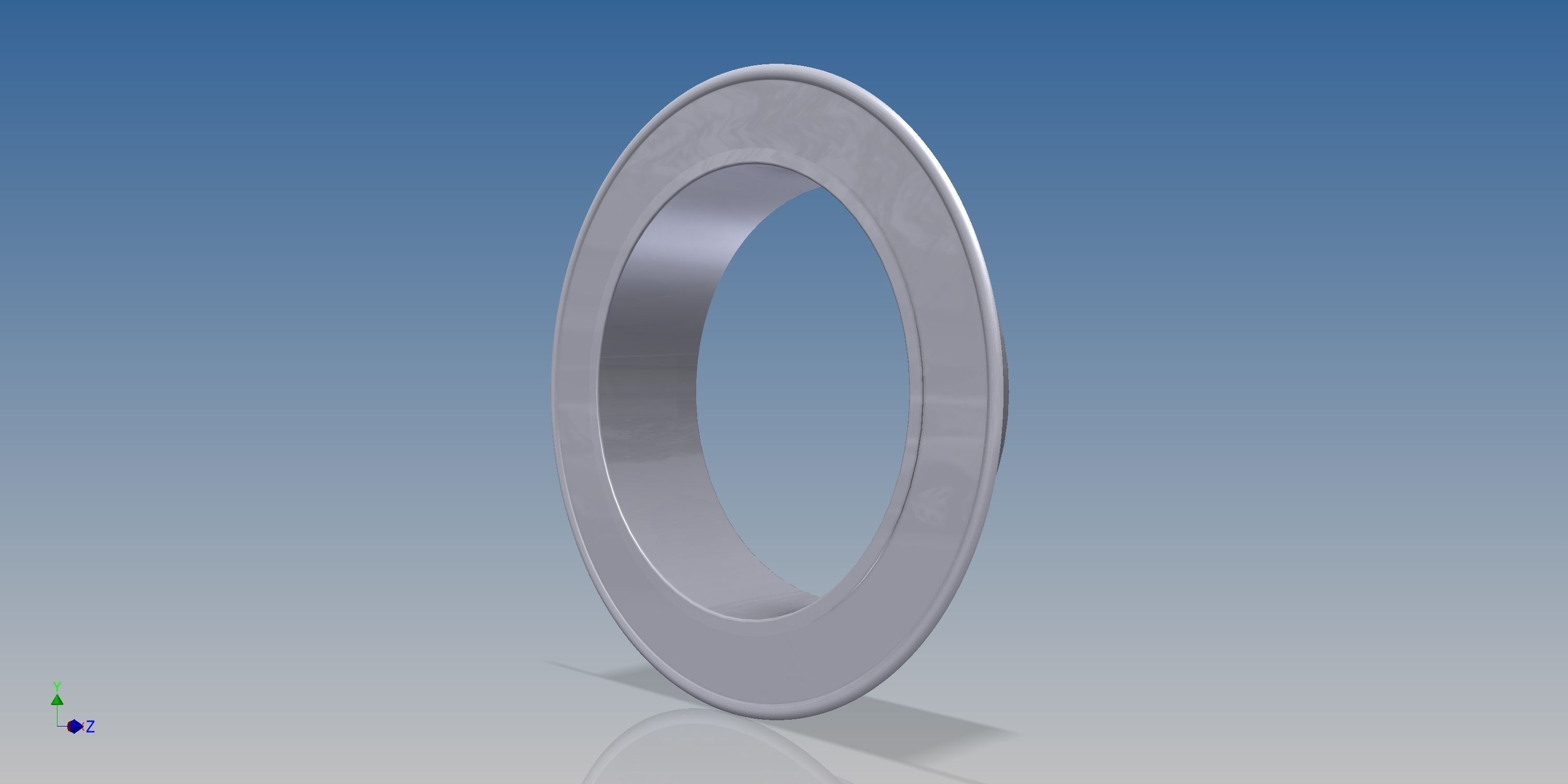 Rosette for wall breakthrough Low-poly 3D model_2