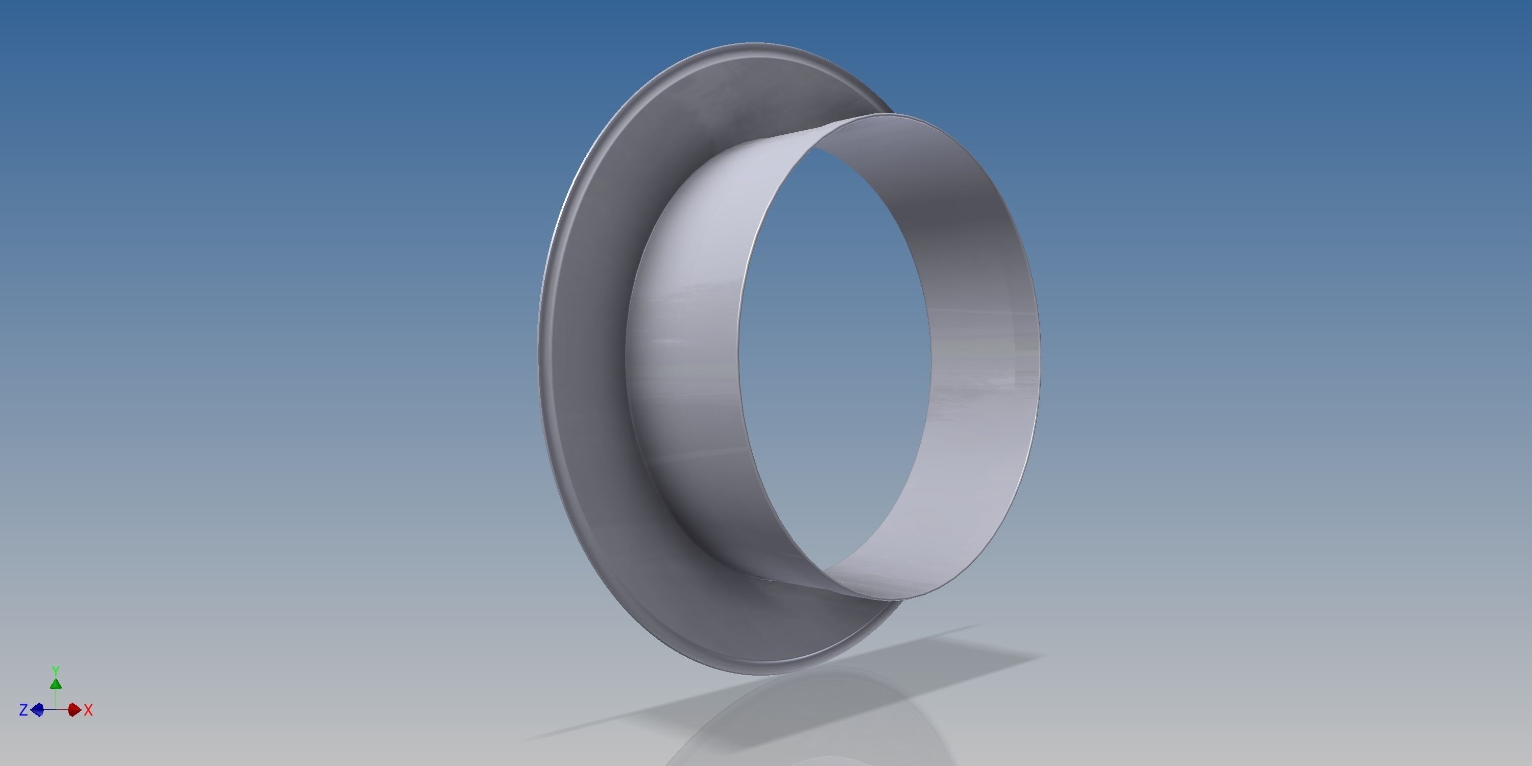 Rosette for wall breakthrough Low-poly 3D model_3