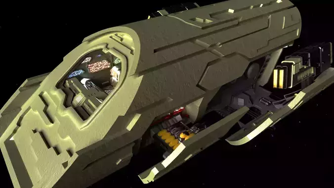 StarGate Atlantis Puddle Jumper 3D model