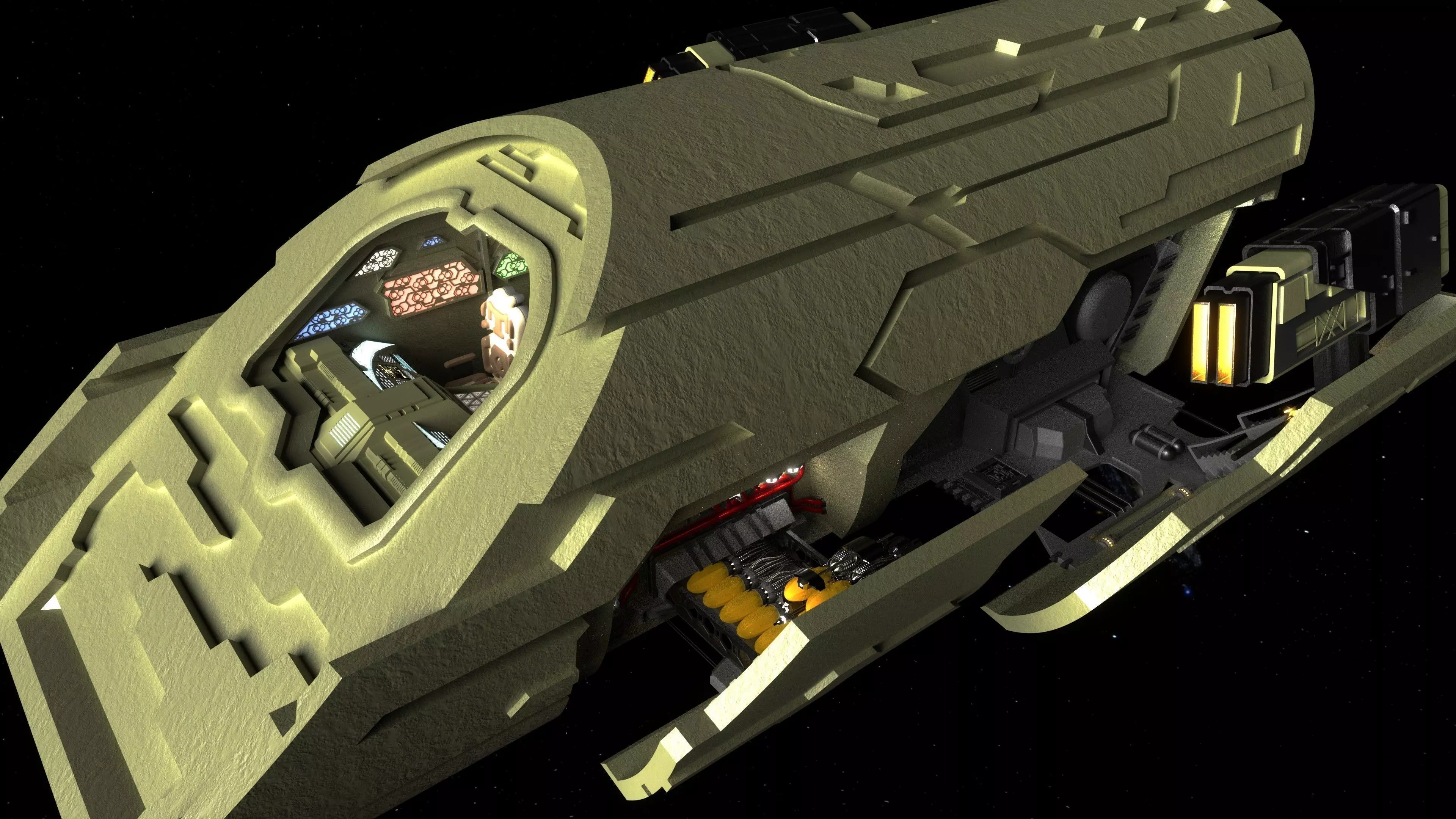 StarGate Atlantis Puddle Jumper 3D model_0