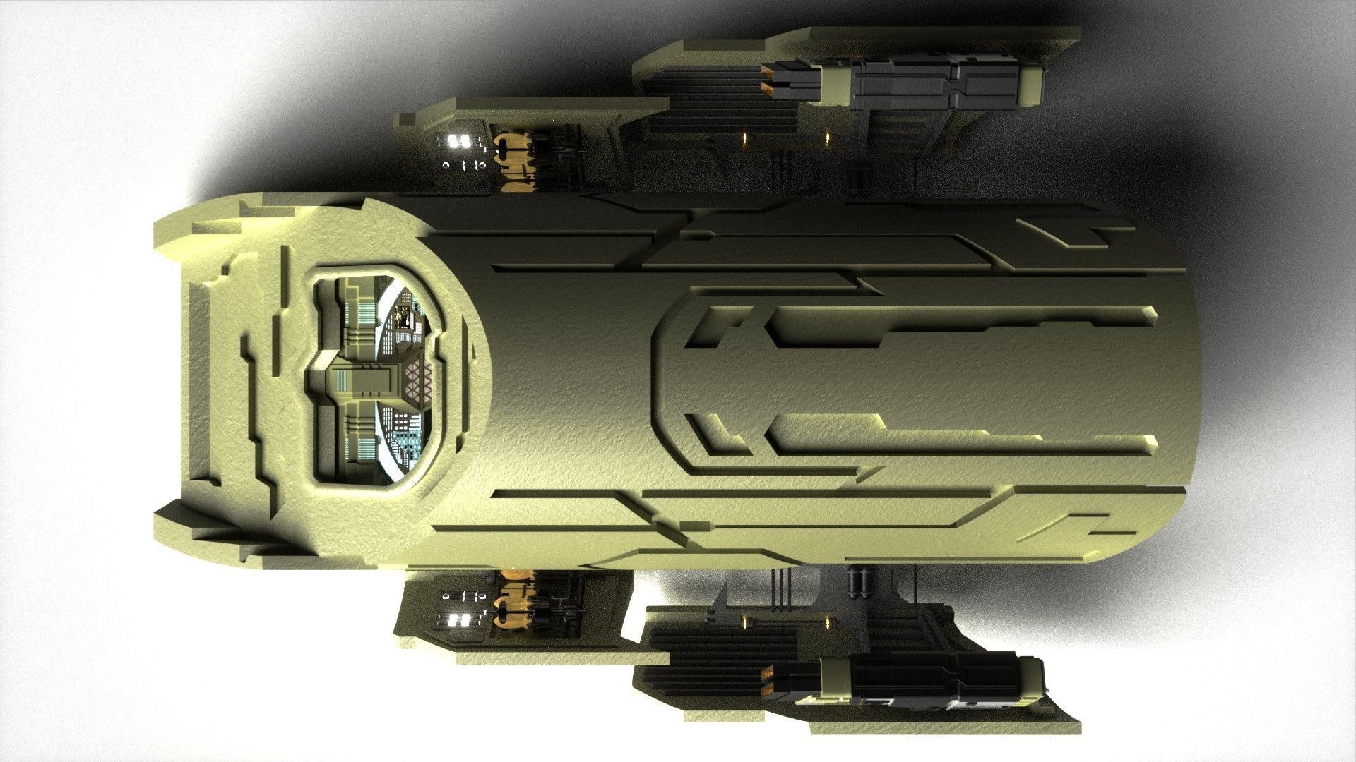 StarGate Atlantis Puddle Jumper 3D model_3