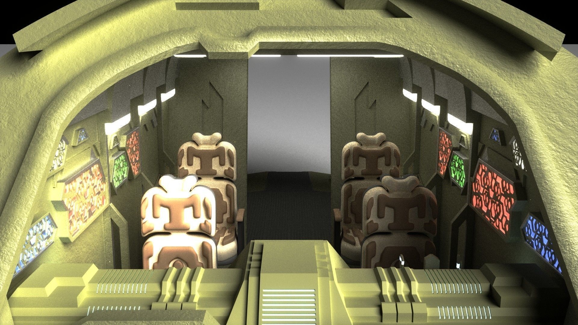 StarGate Atlantis Puddle Jumper 3D model_6