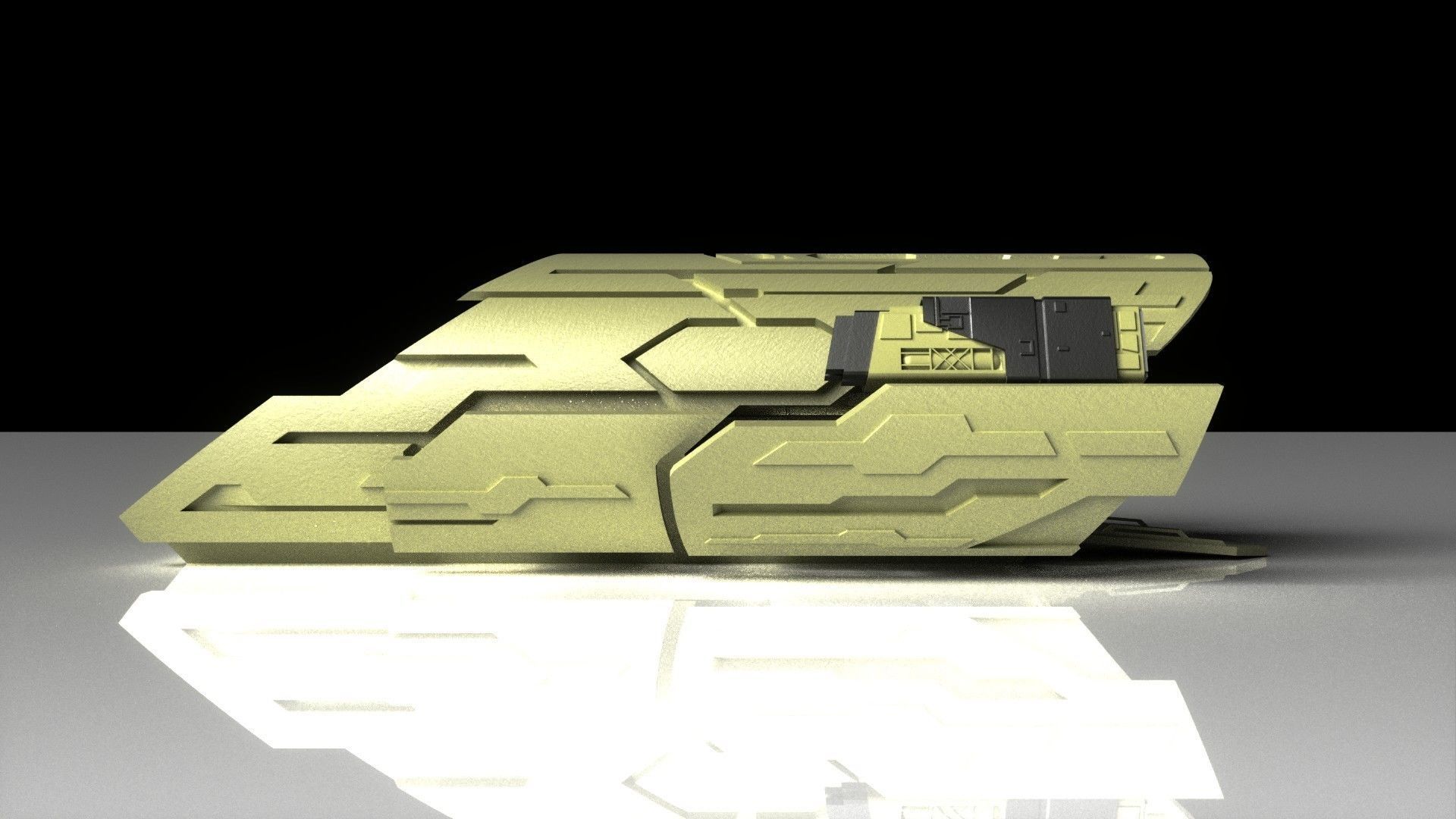 StarGate Atlantis Puddle Jumper 3D model_2