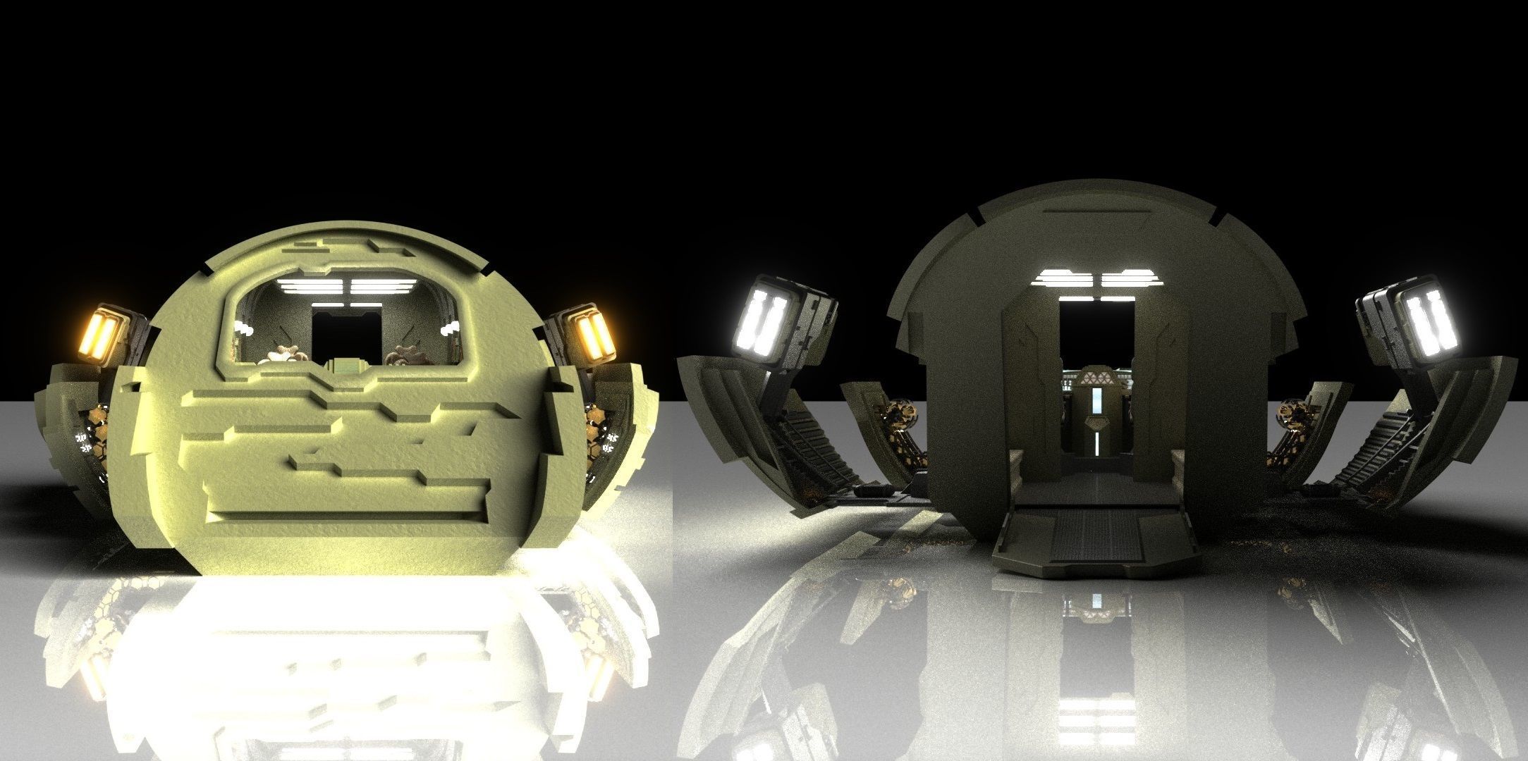 StarGate Atlantis Puddle Jumper 3D model_4