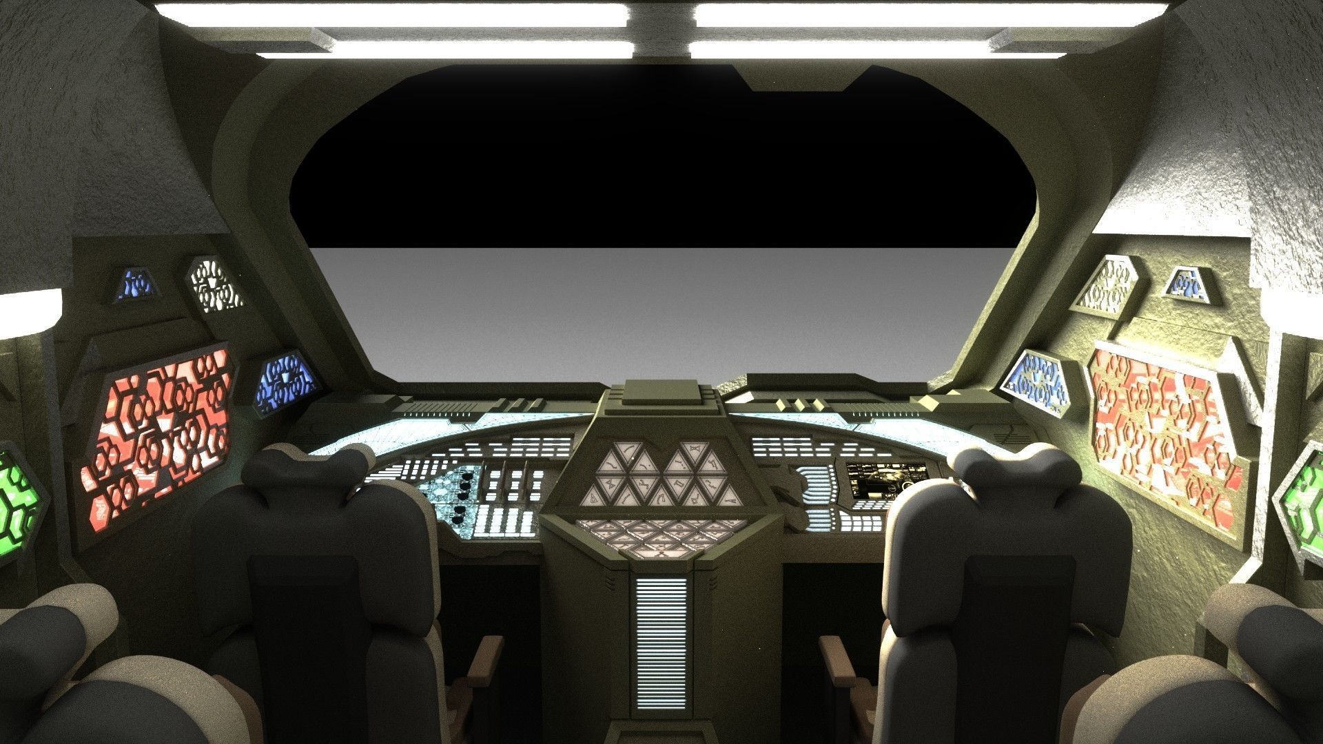 StarGate Atlantis Puddle Jumper 3D model_7