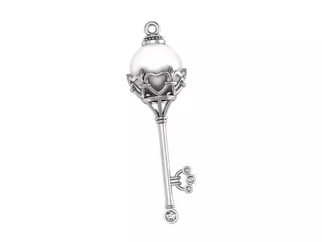 Pendant Pearl Key 