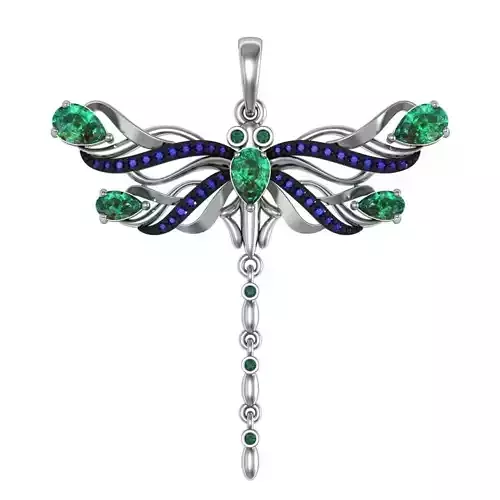 Pendant Dragonfly 3D print model