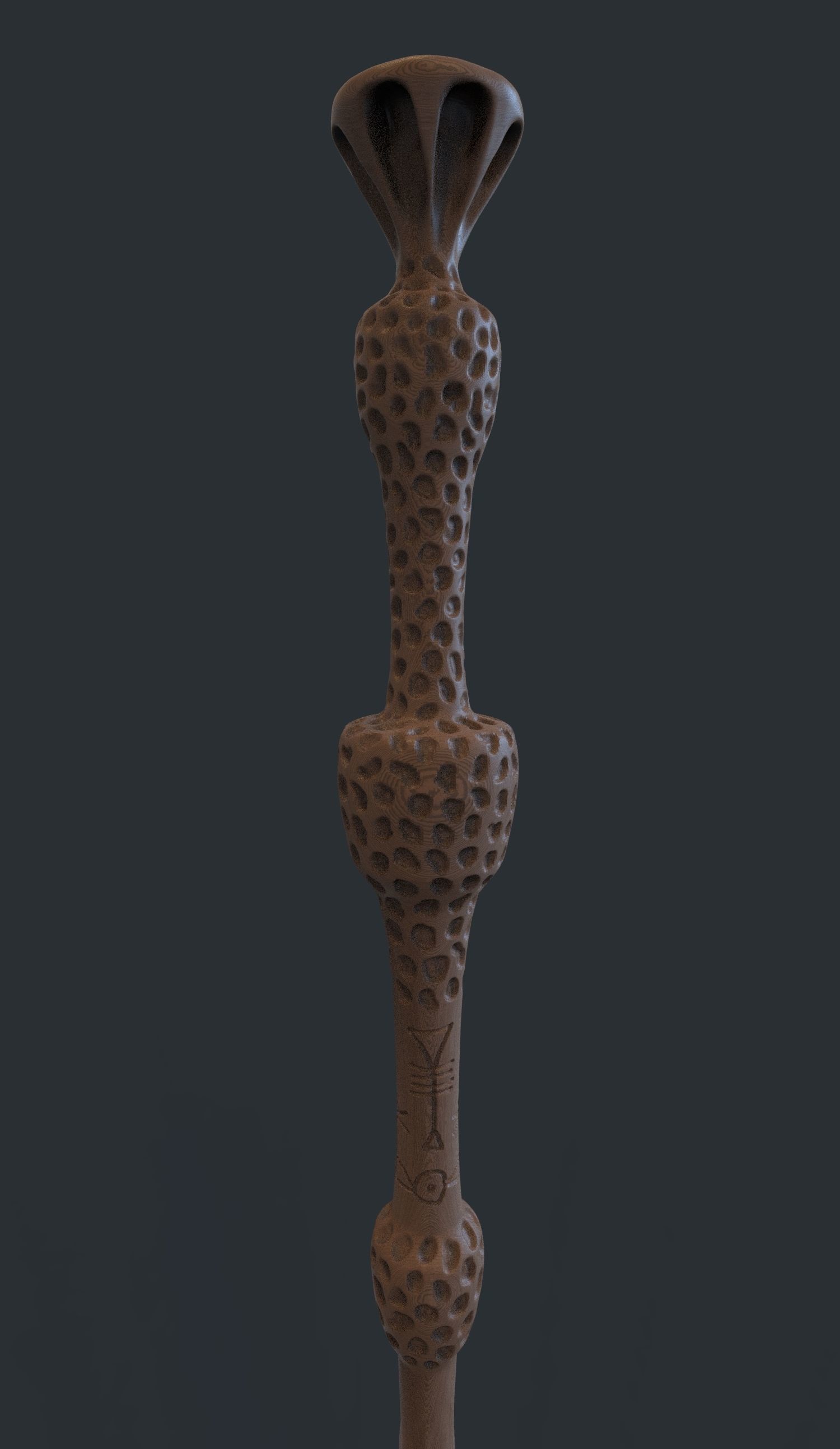 DUMBLEDORE ELDER WAND - HARRY POTTER 3D print model_8