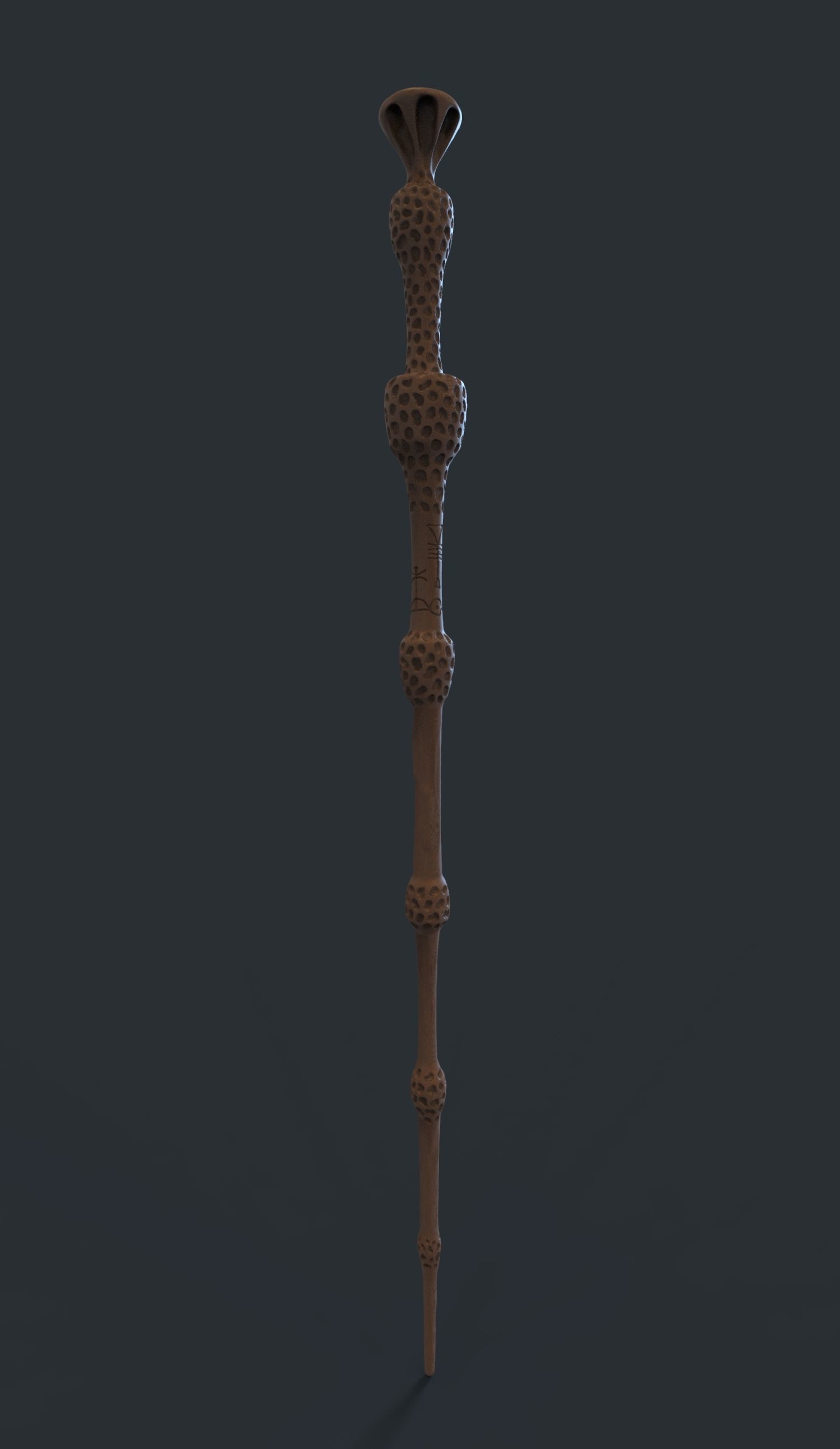 DUMBLEDORE ELDER WAND - HARRY POTTER 3D print model_10