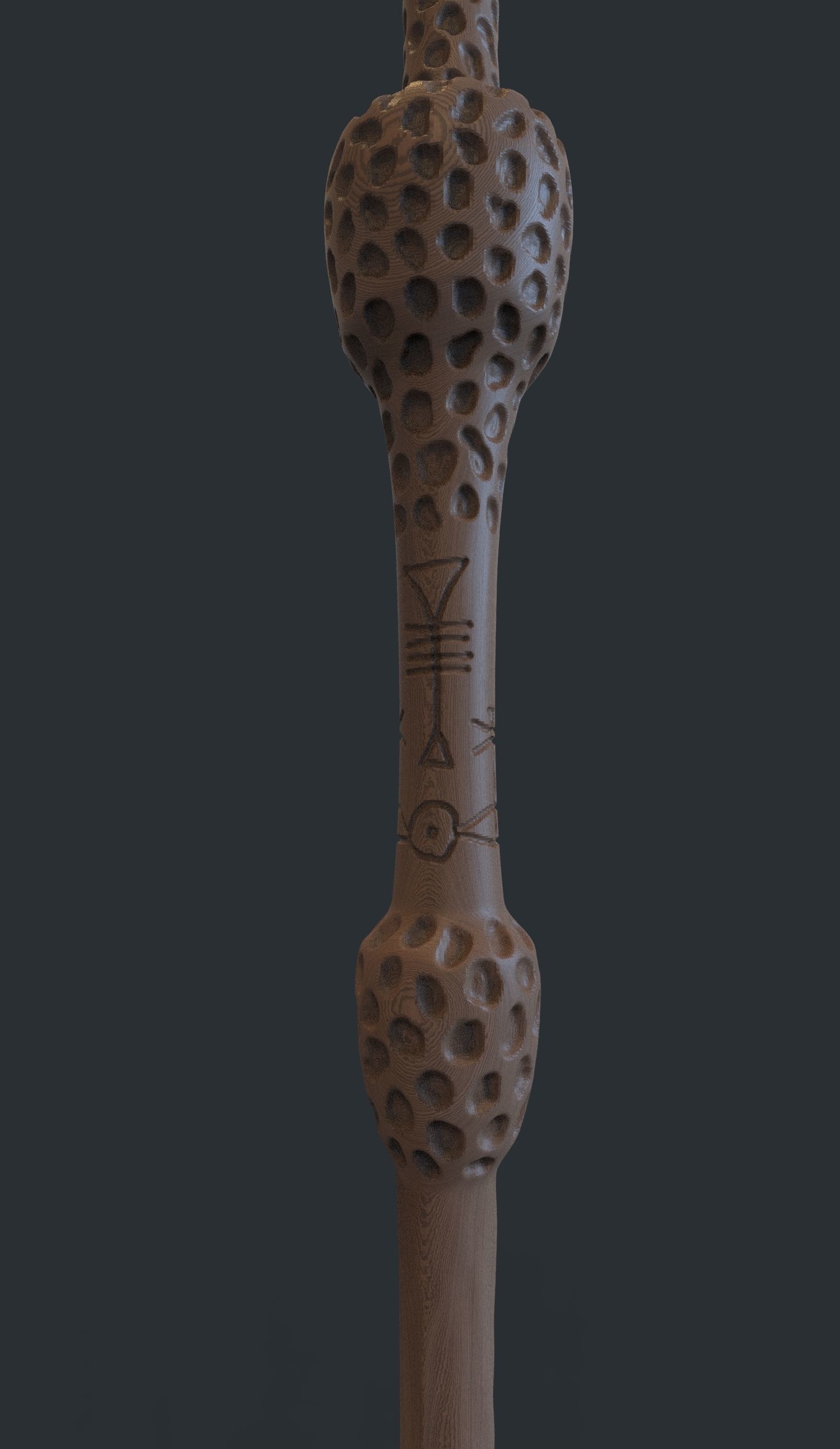 DUMBLEDORE ELDER WAND - HARRY POTTER 3D print model_7