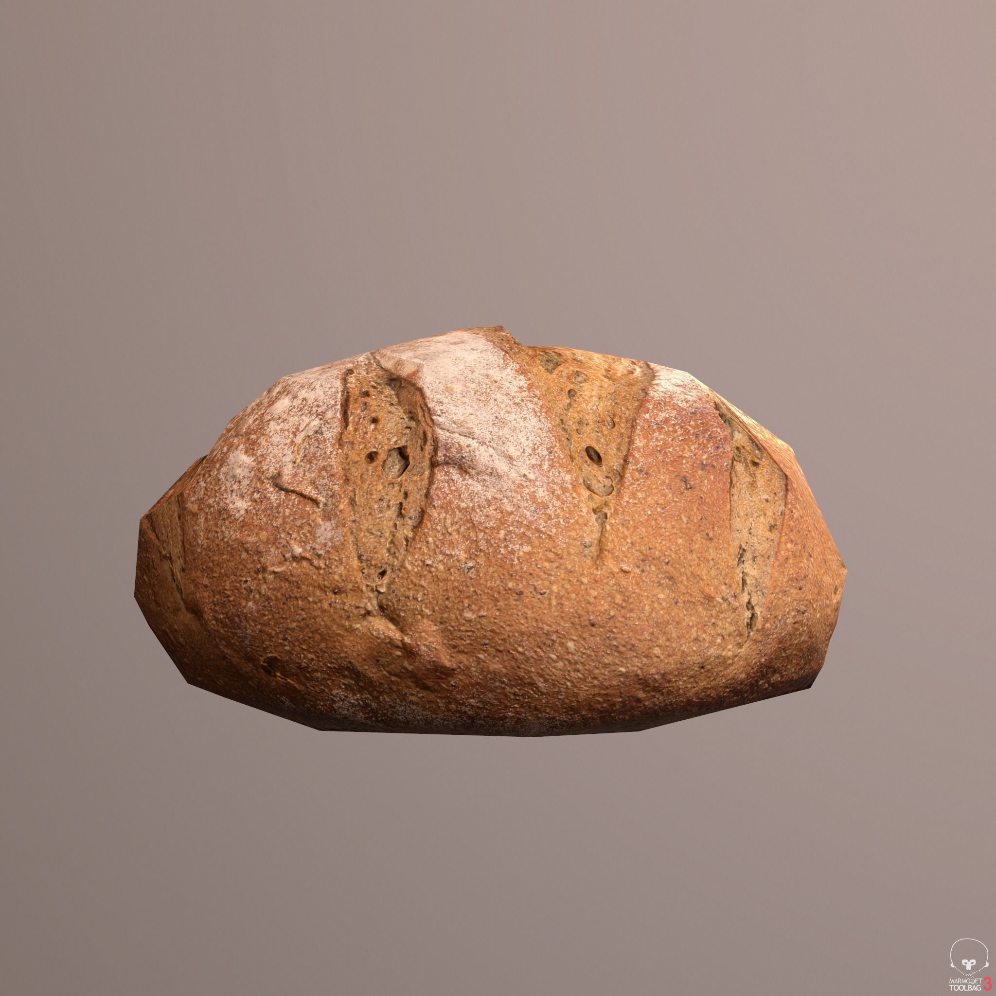 Tasty Bread 03 Low-poly 3D model_9